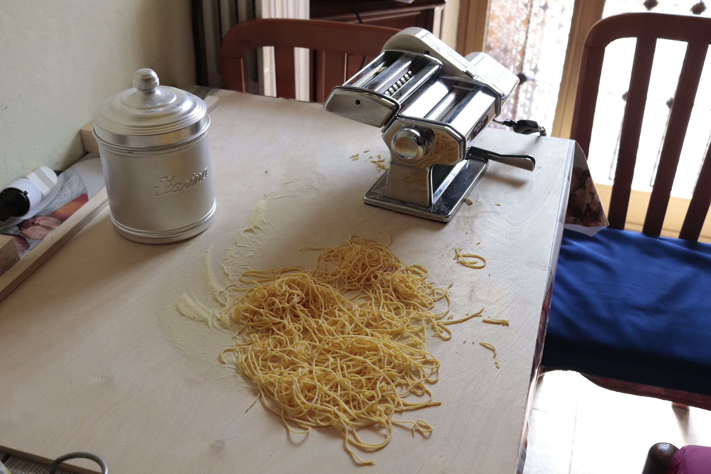 fresh homemade noodles 4/04/2020