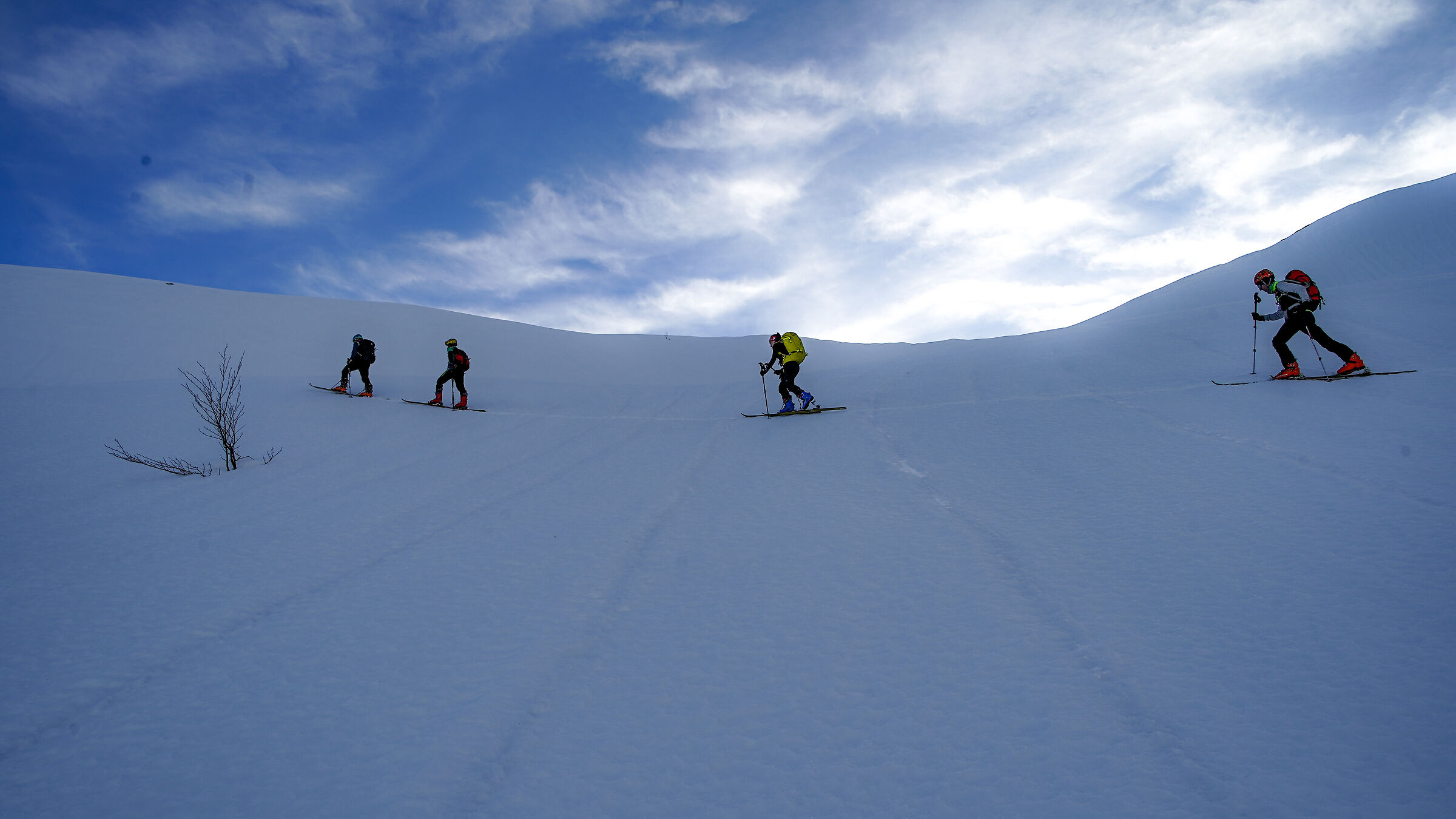 Climb in scattered order