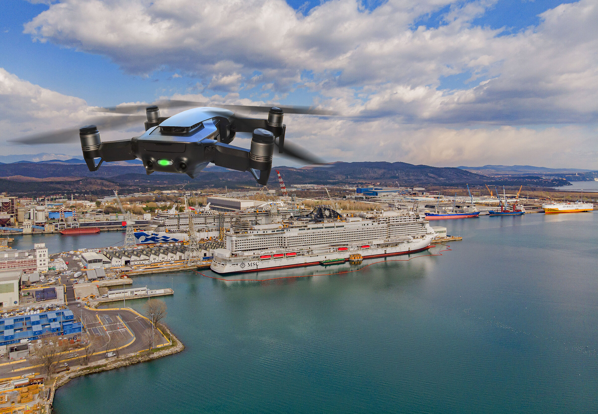 dal punto di vista del drone