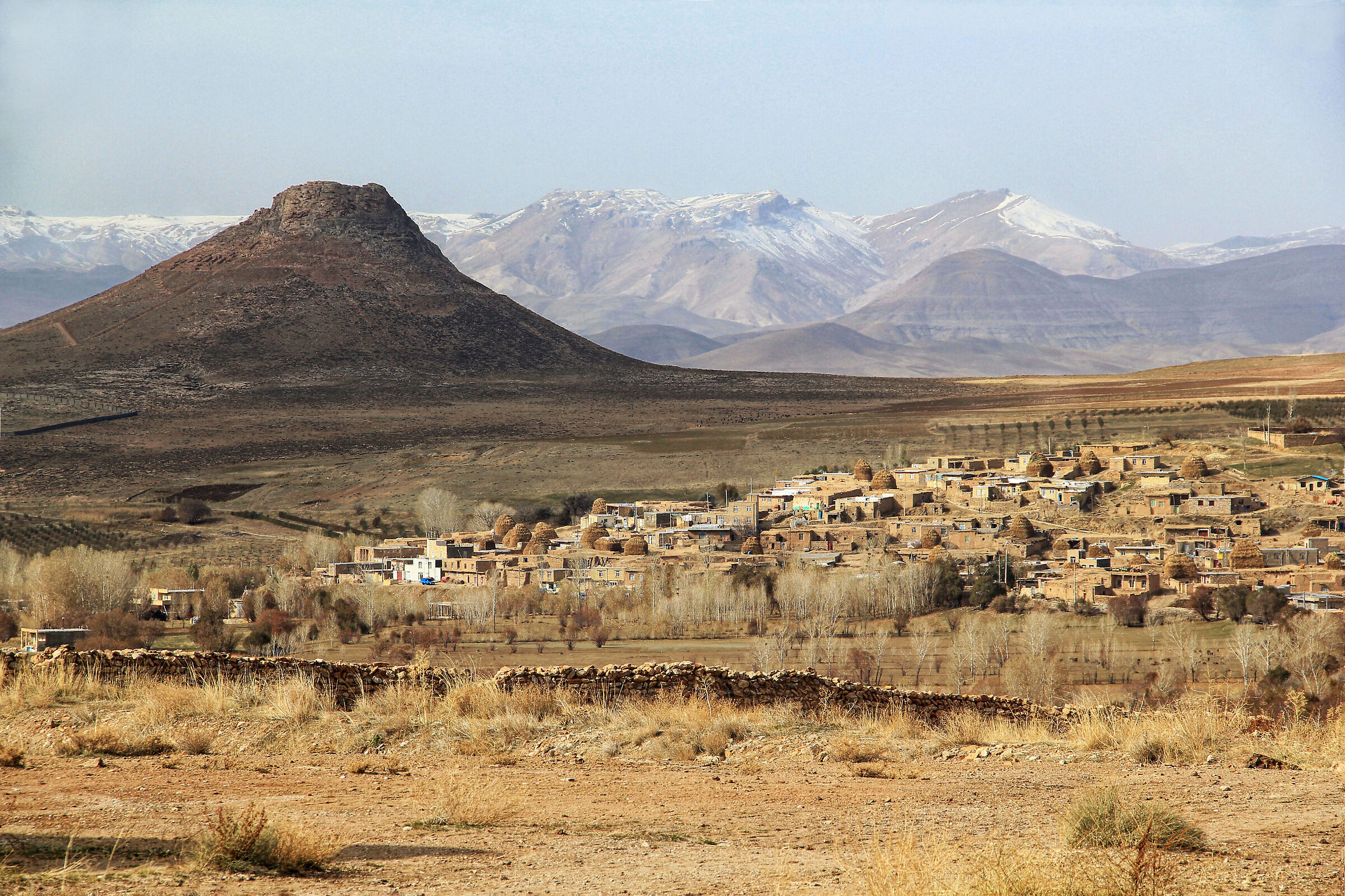 village of Nostratabad and Zendan-e Soleiman