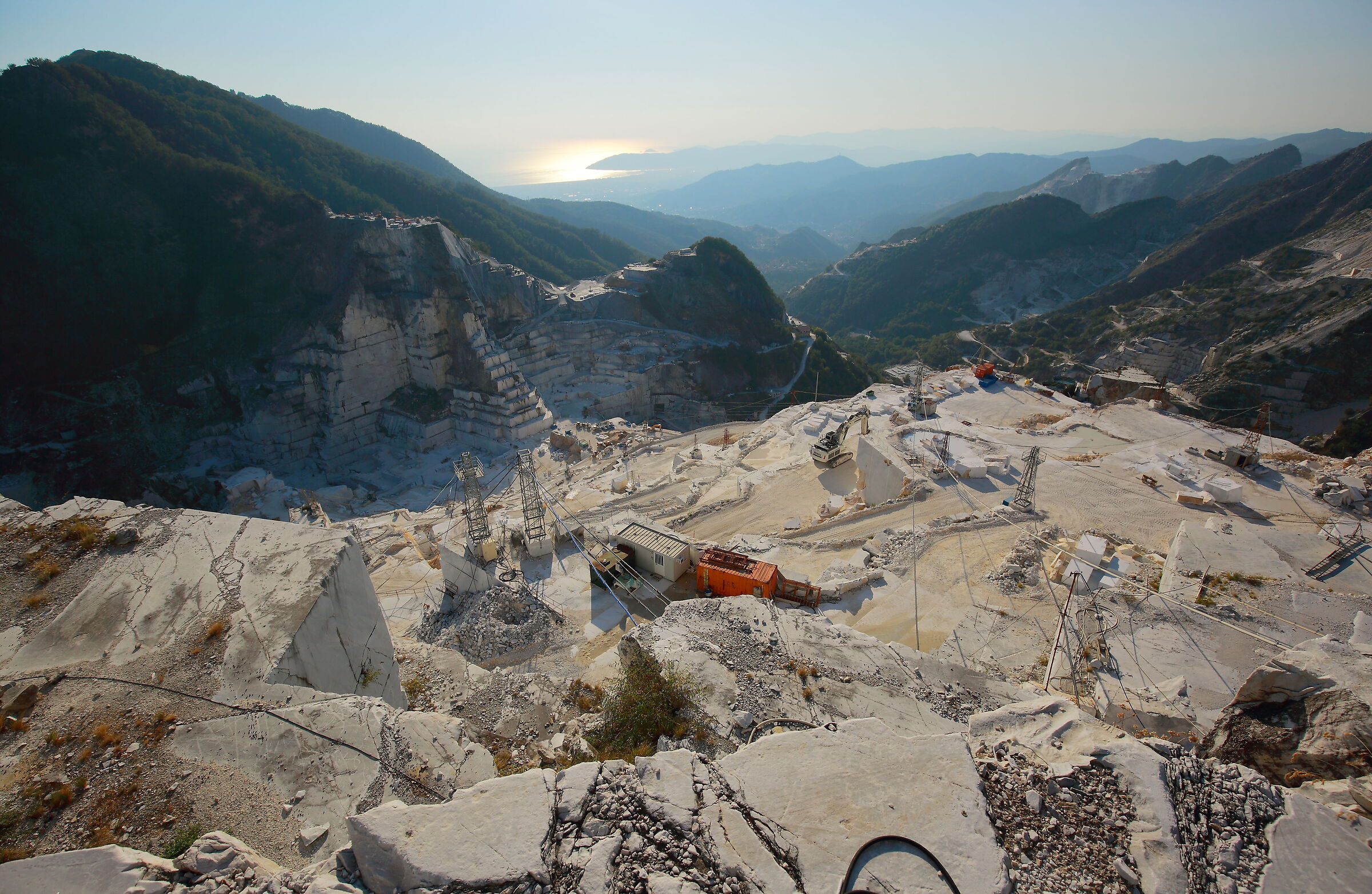 The landscape of the Gioia quarry