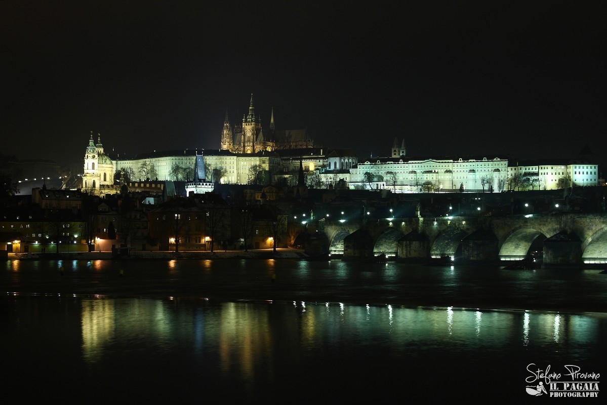 Prague by night