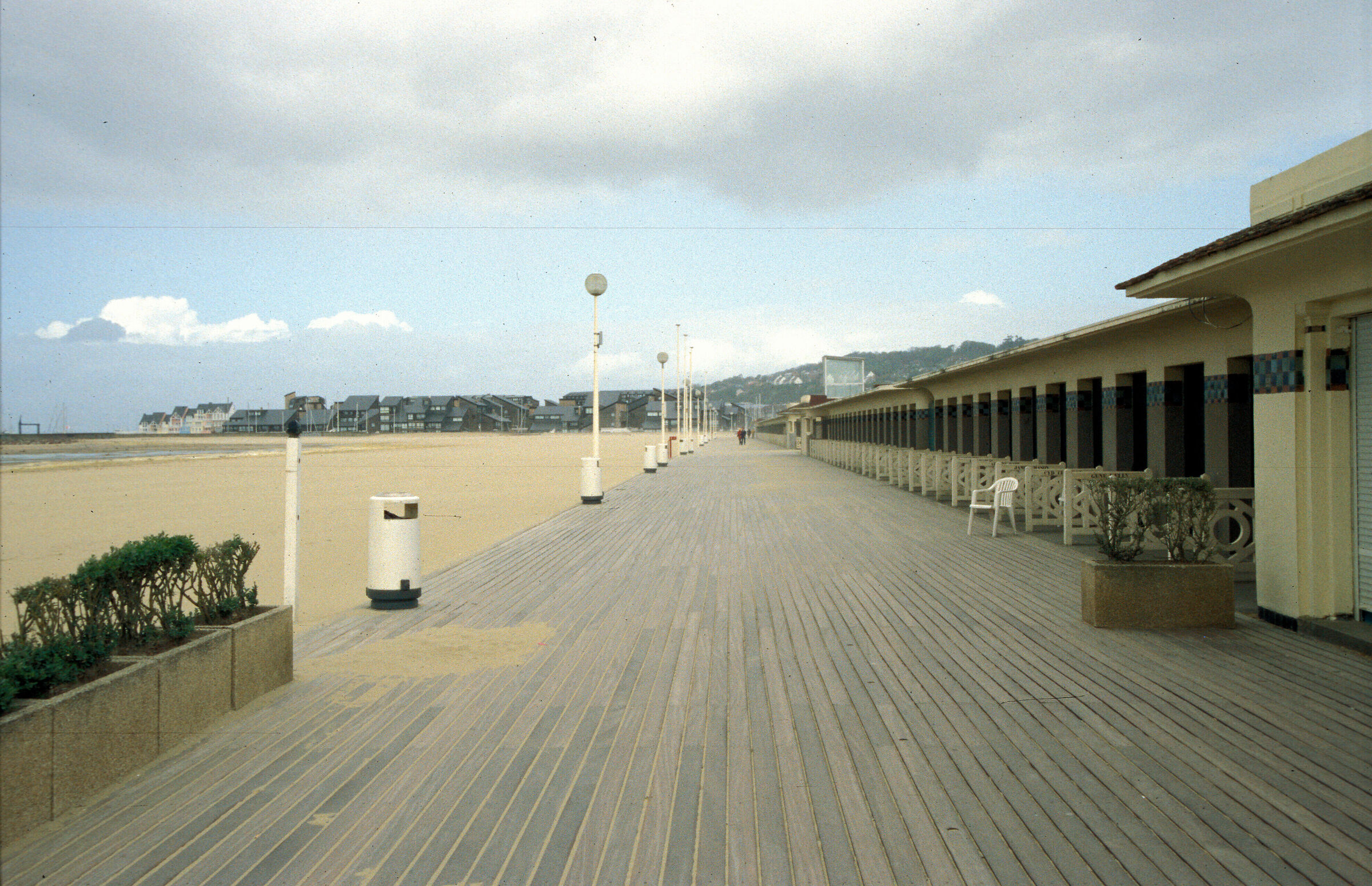 La spiaggia d'inverno - Douville. Francia