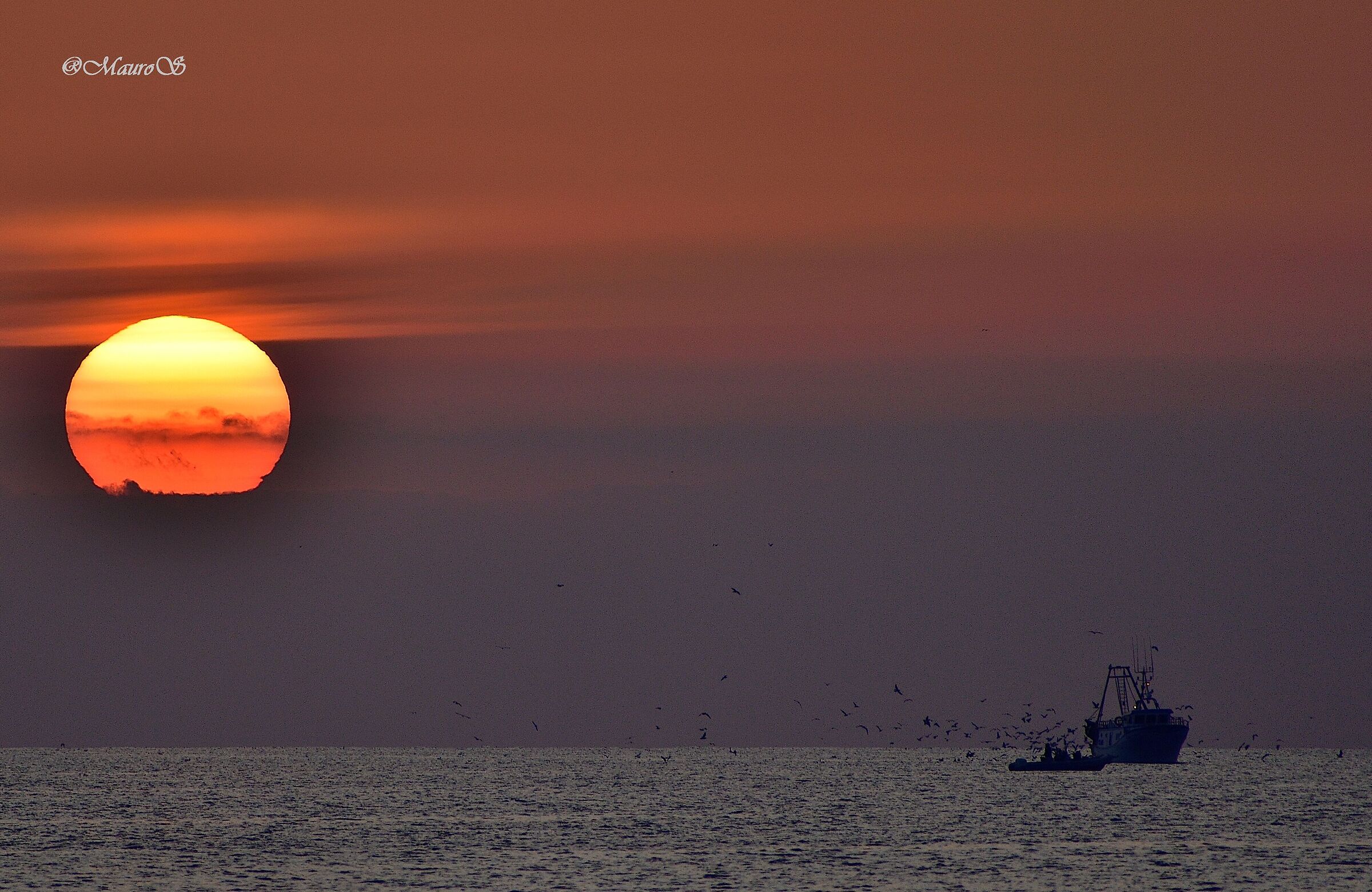 al tramonto