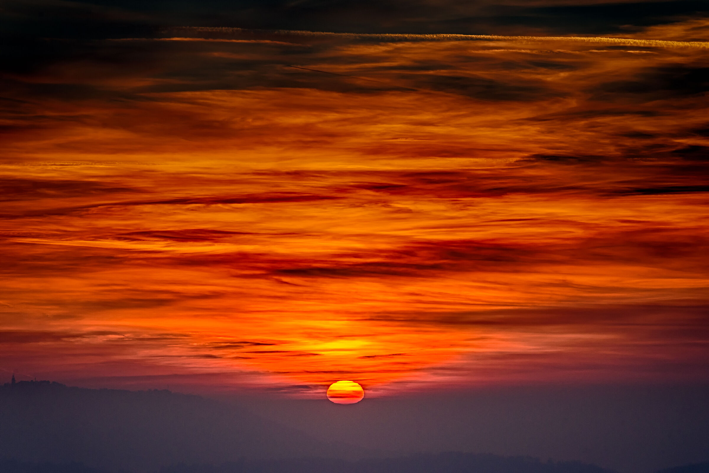 Tramonto rosso