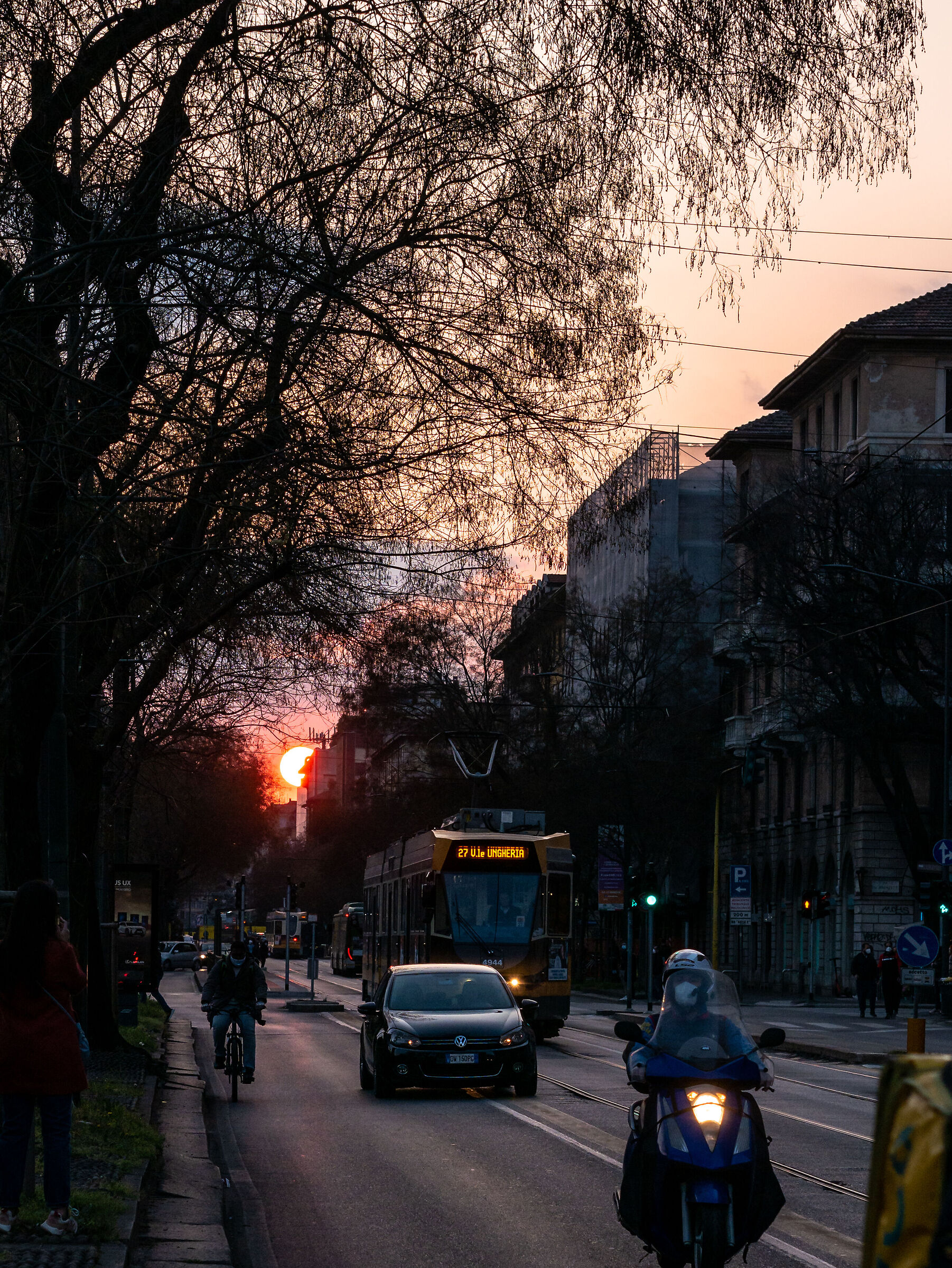 Sunset from Milan