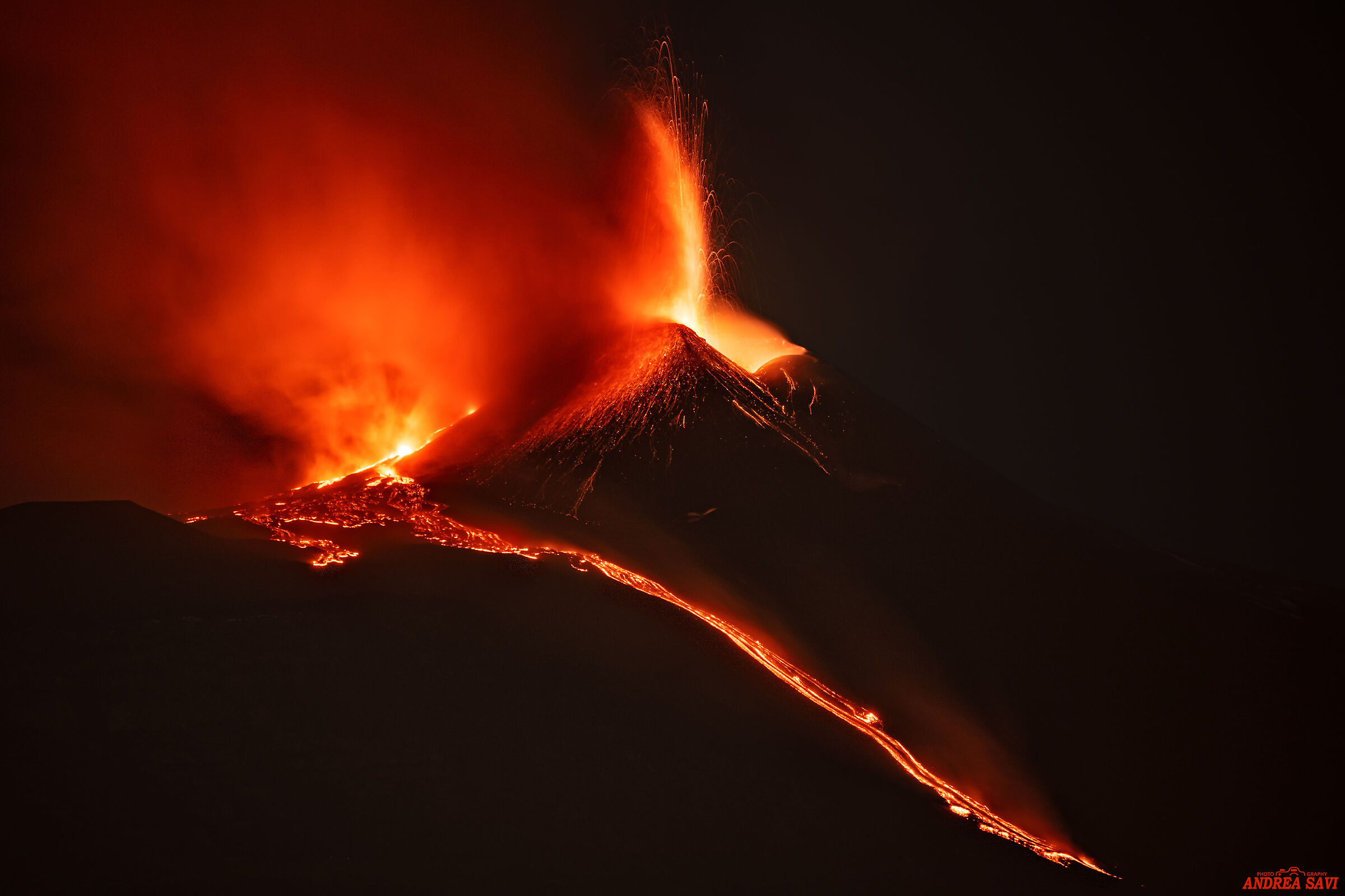 Etna - view from Aci San Filippo (about 30km)