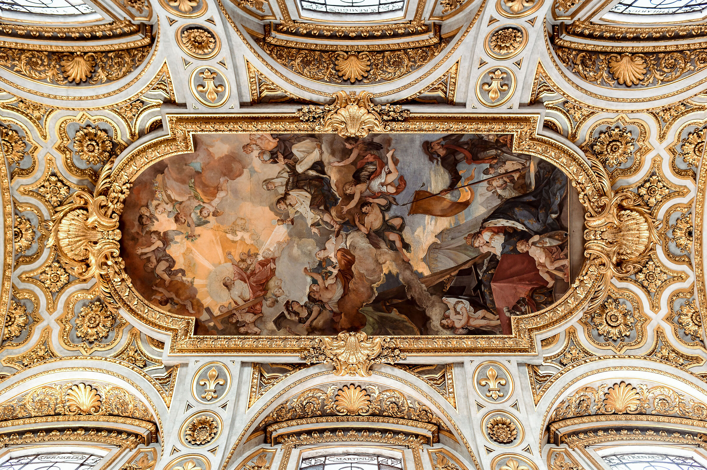 Roma-Particolare volta S.Luigi dei Francesi