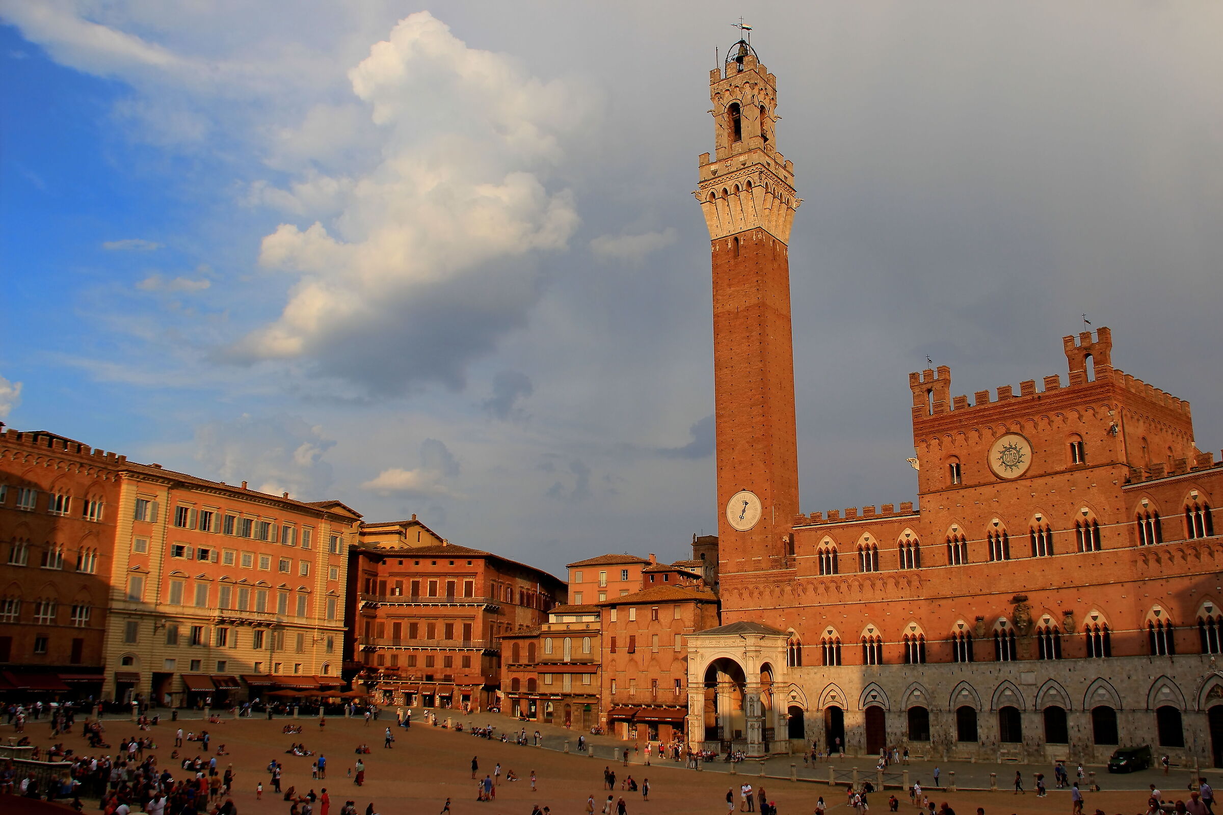 Tramonto a Piazza del Campo