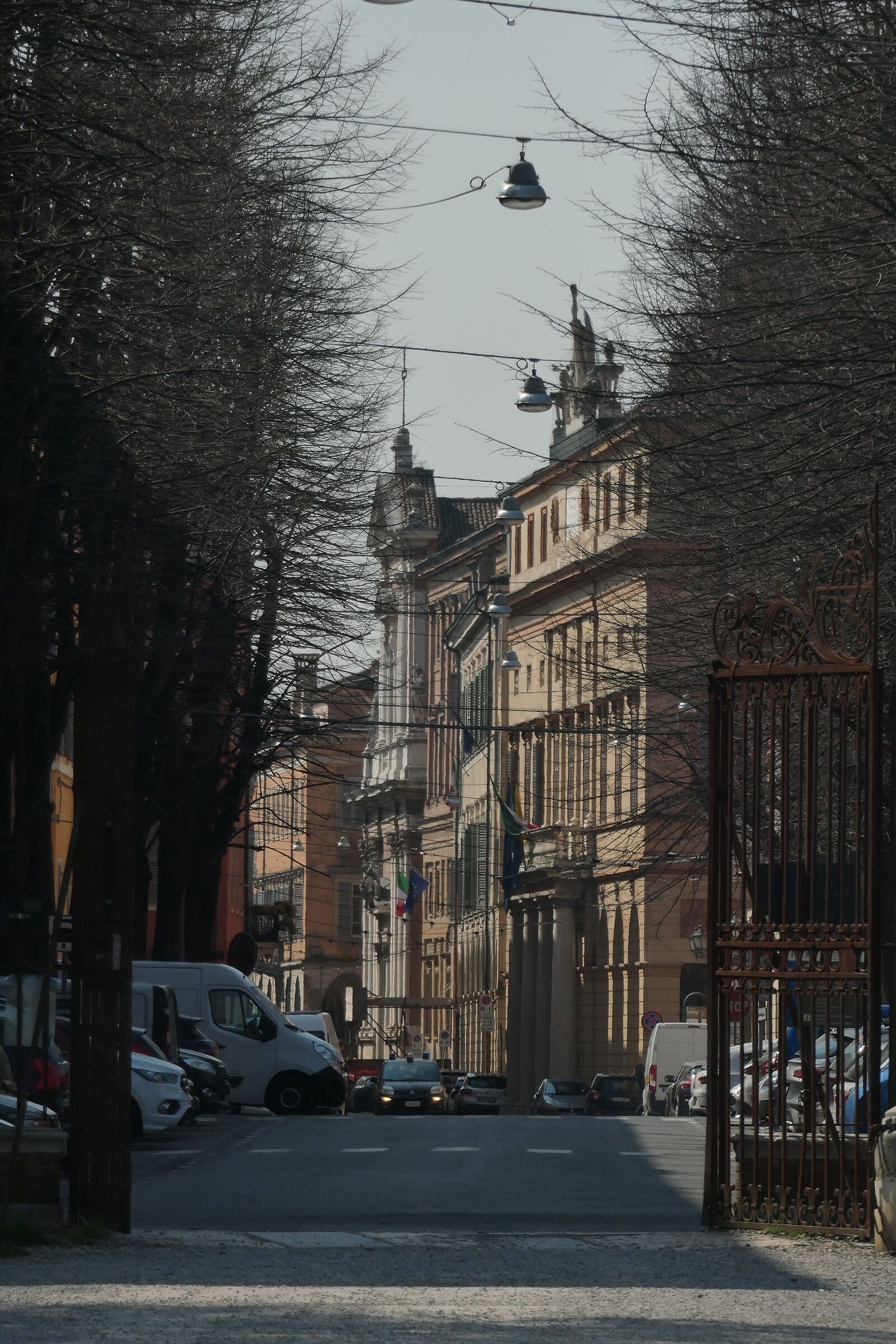 Corso Canalgrande from the Ducal Gardens