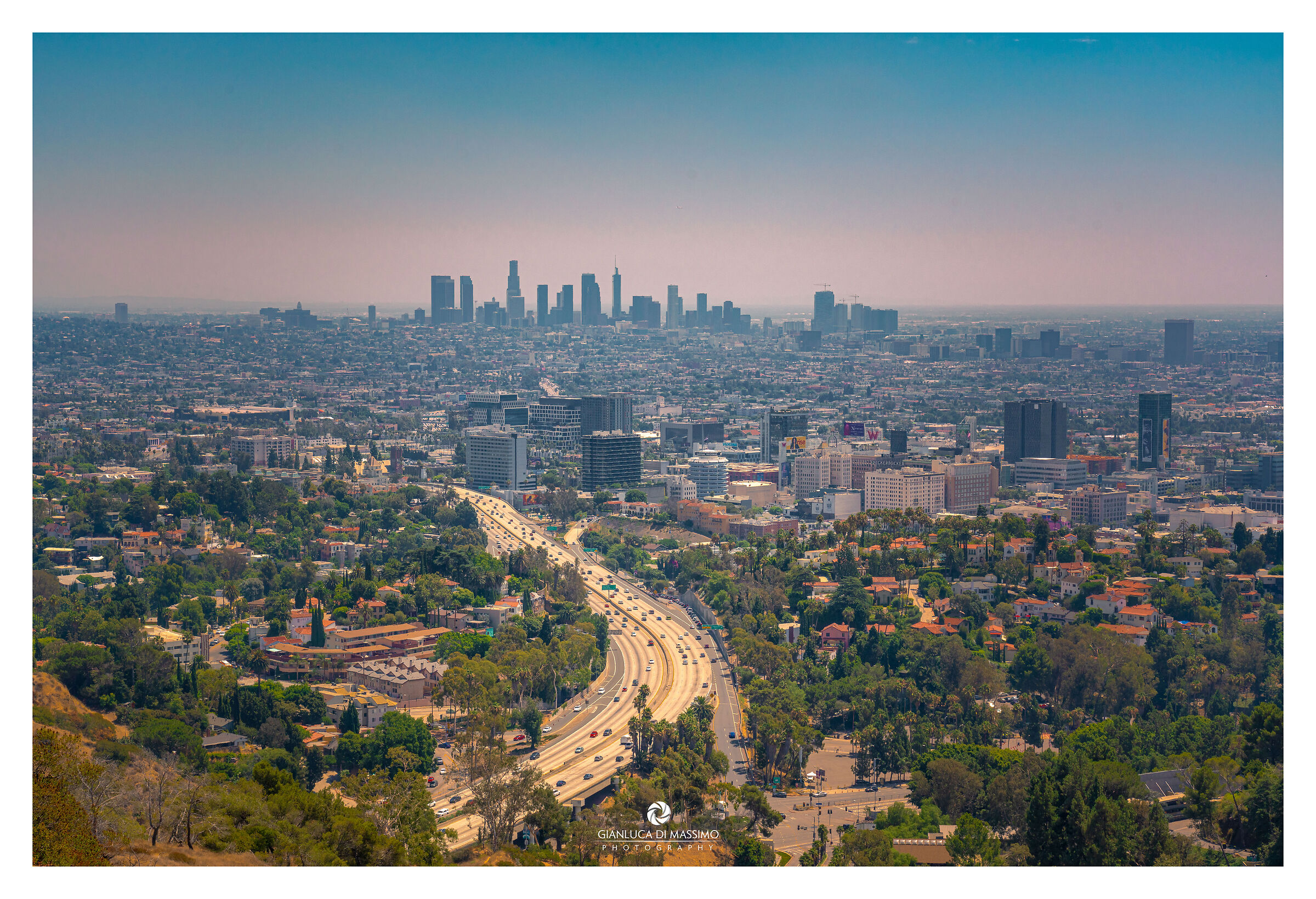Hollywood and Downtown, California