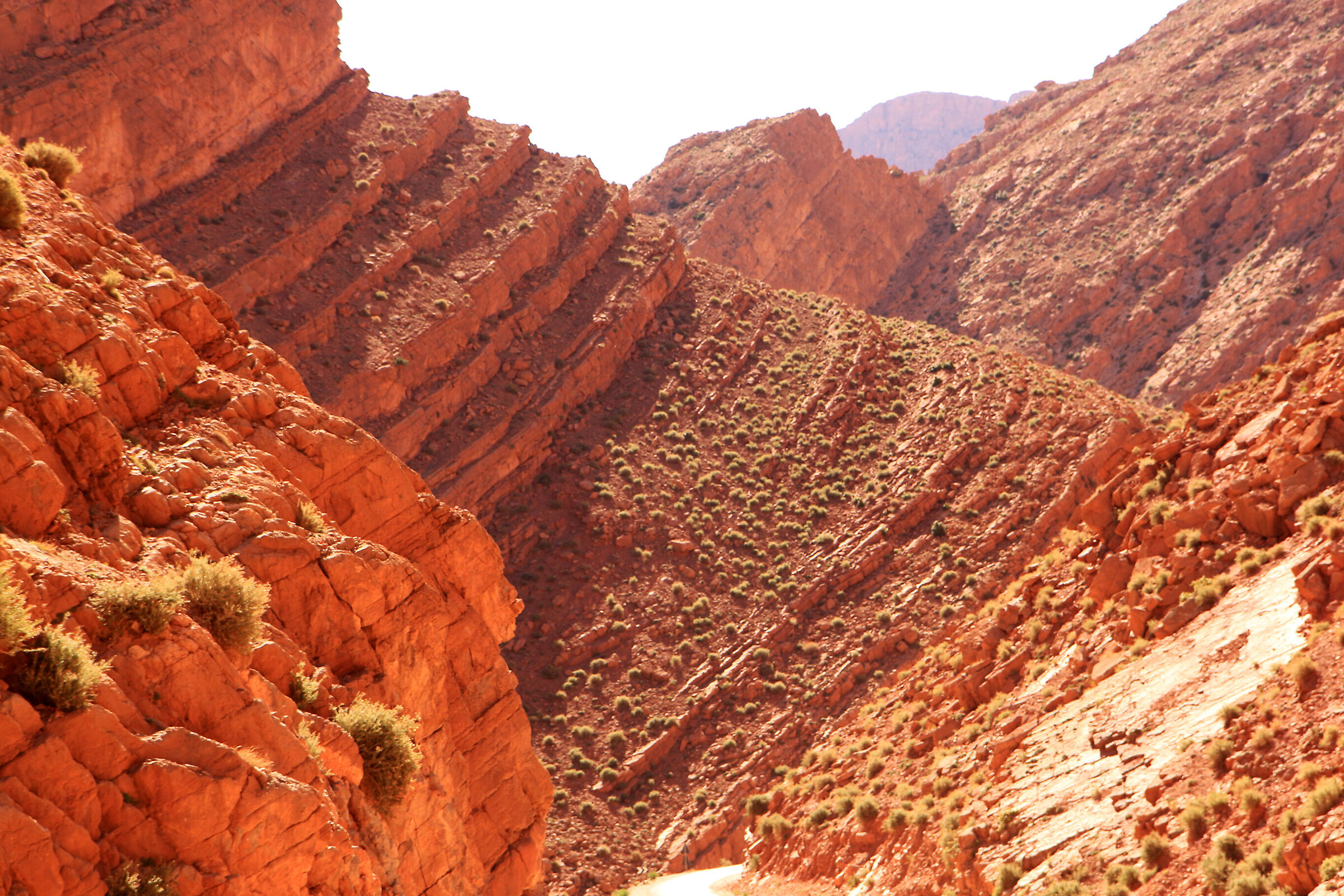 the mountains lying down