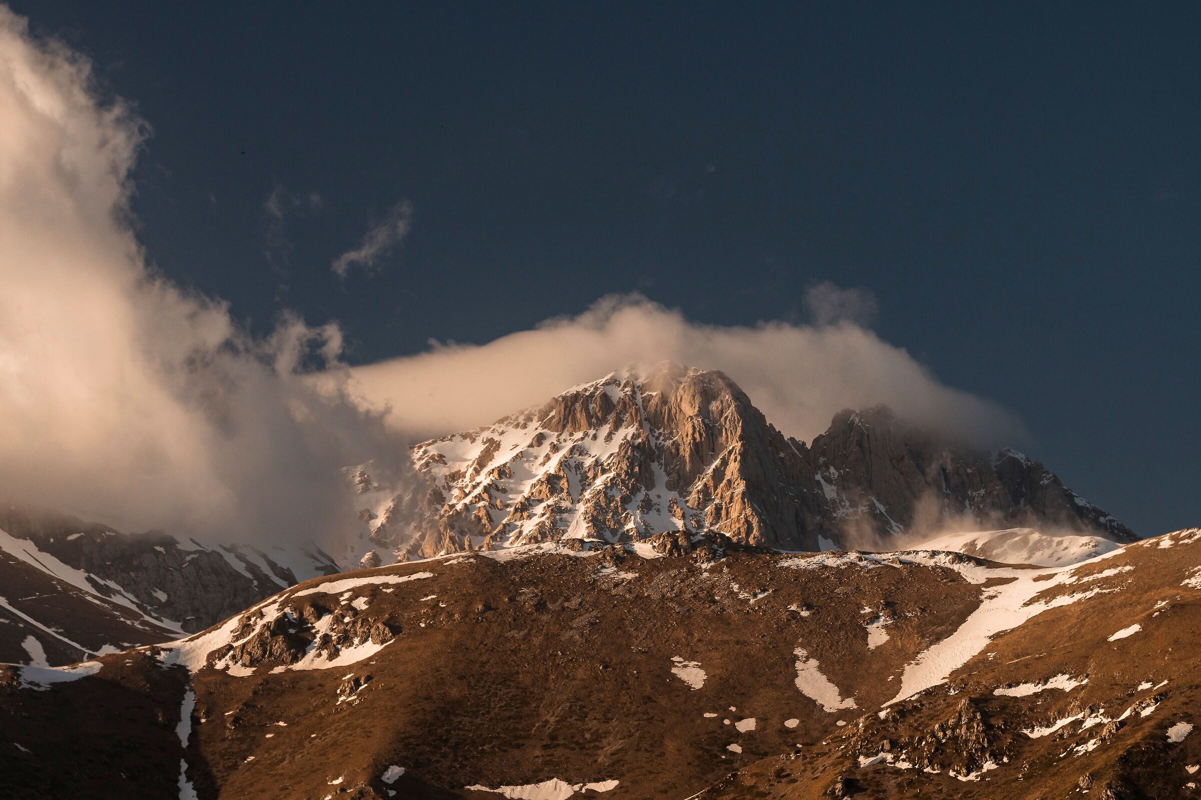 Golden Hour at the Gran Sasso
