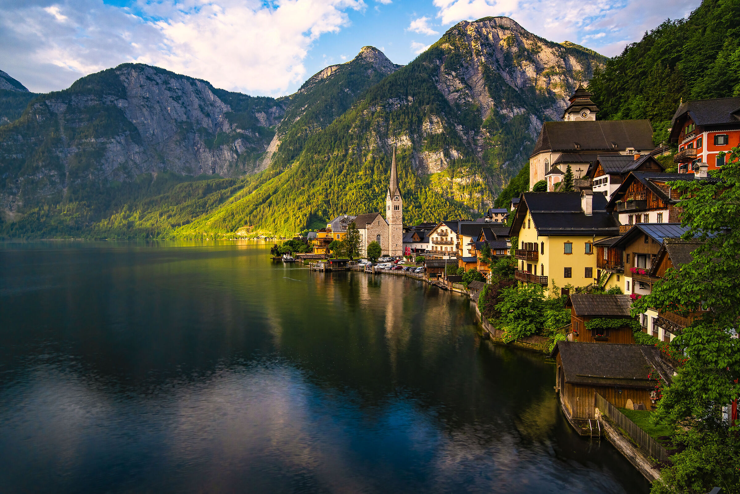 Arriva il sole ad Hallstatt