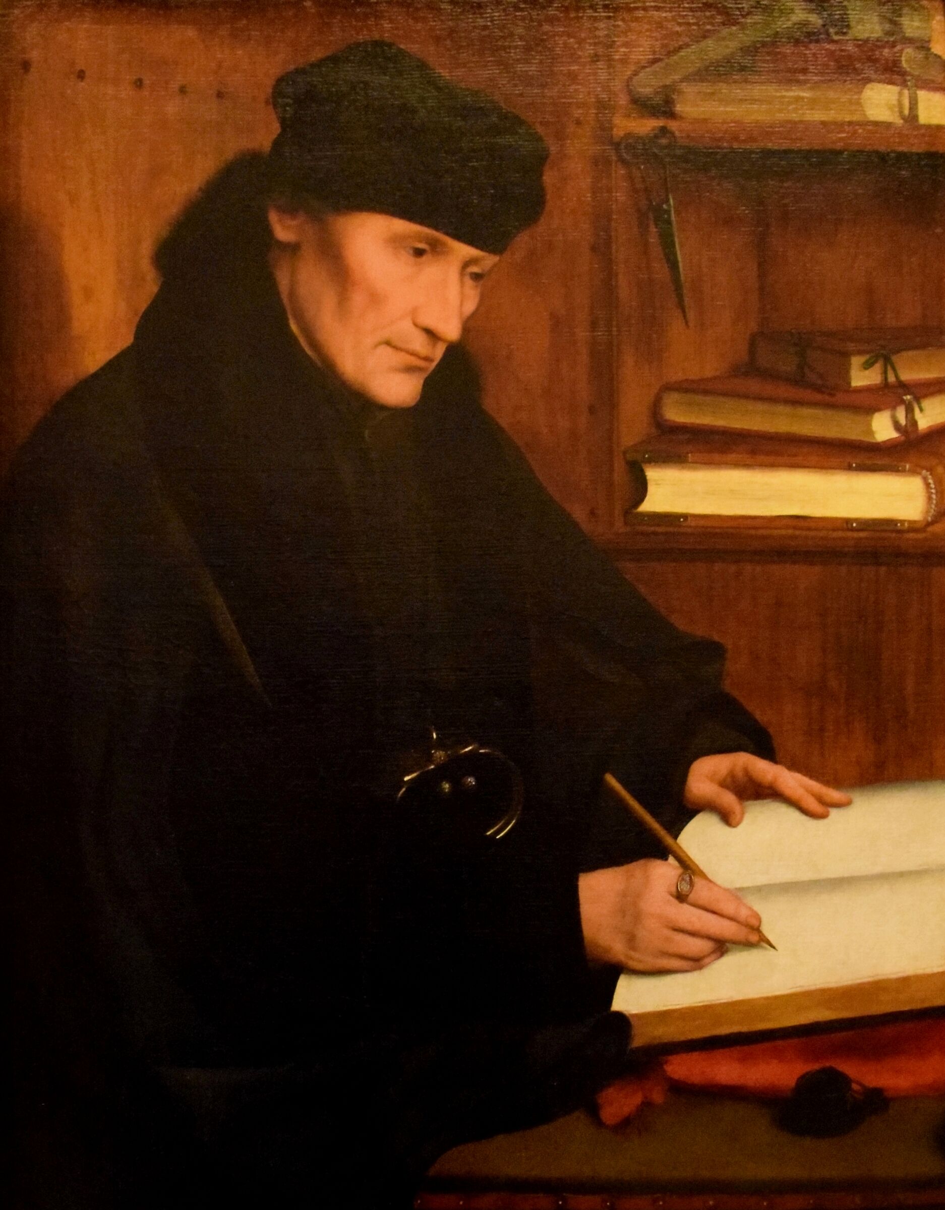 Quentin Metsys (1466-1530) - Erasmo da Rotterdam