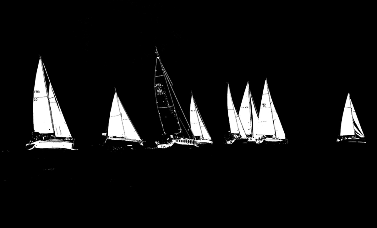 regatta b/w per expo 90x70. aludbond