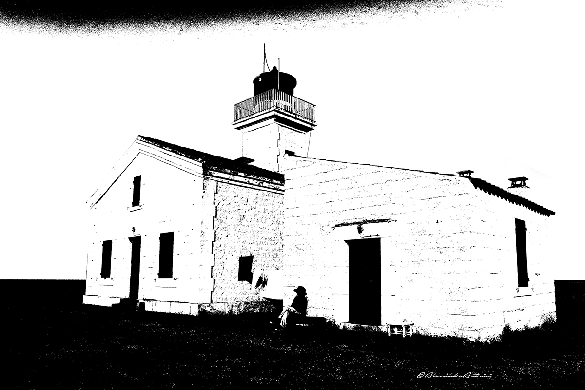 Phare S. Giovanni Lungo/w per Expo  100x70 Forex