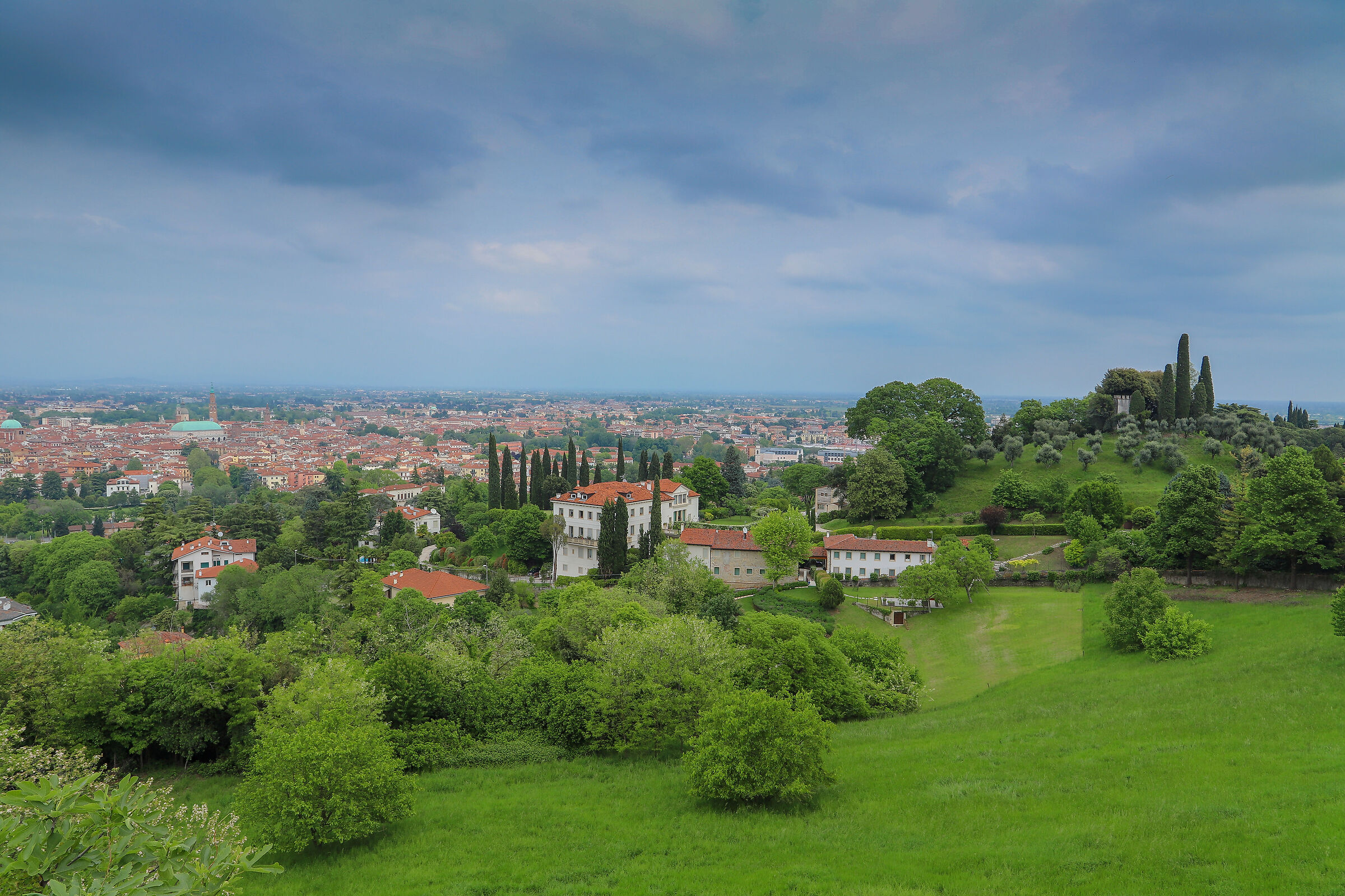 Vicenza view Monte berico