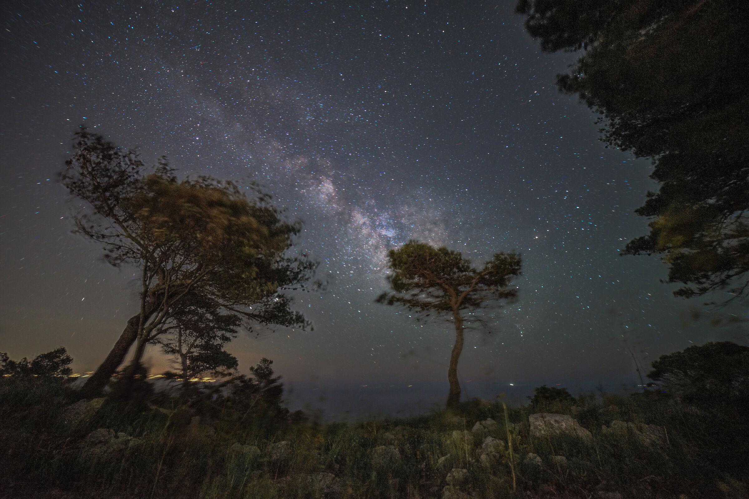 notte al monte San Costanzo