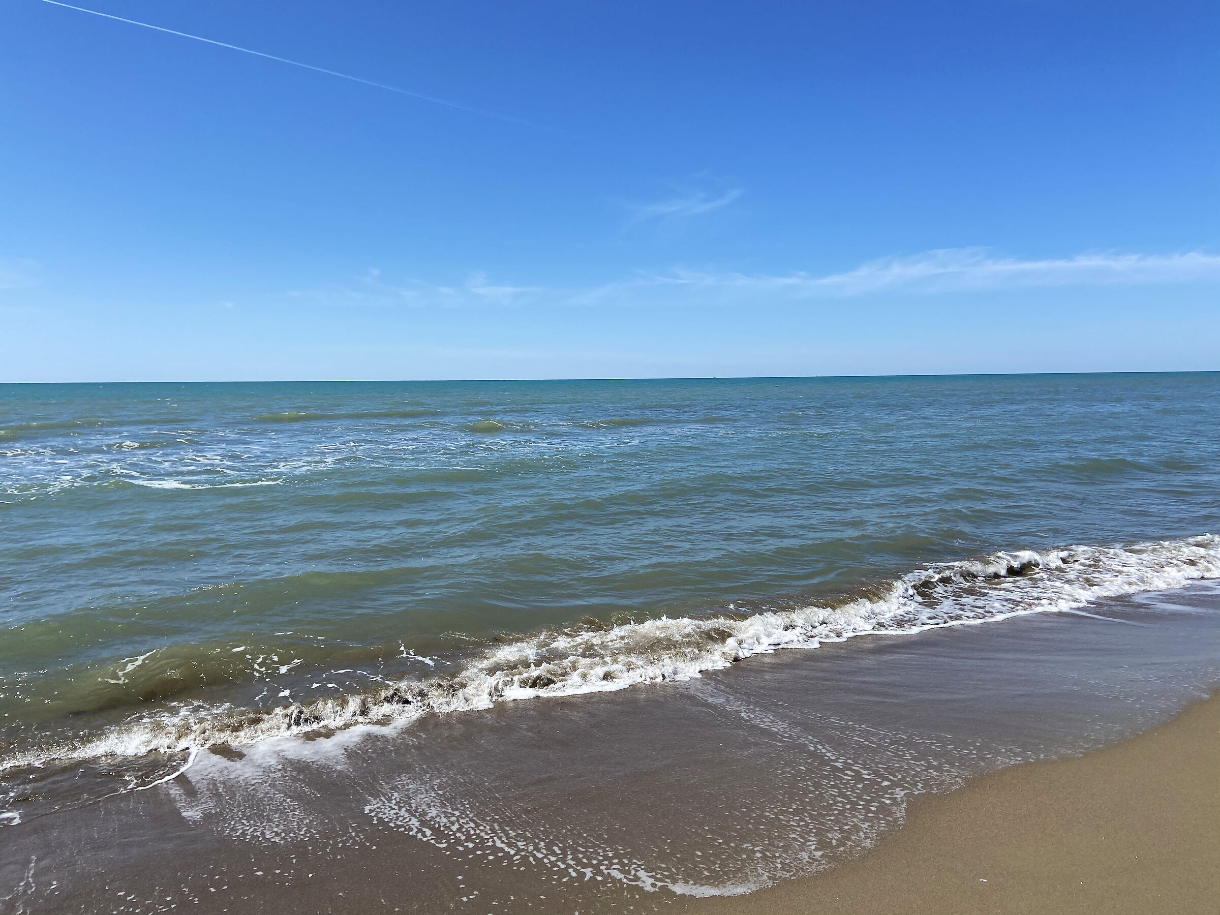 The infinite horizon in Lido dei Pini
