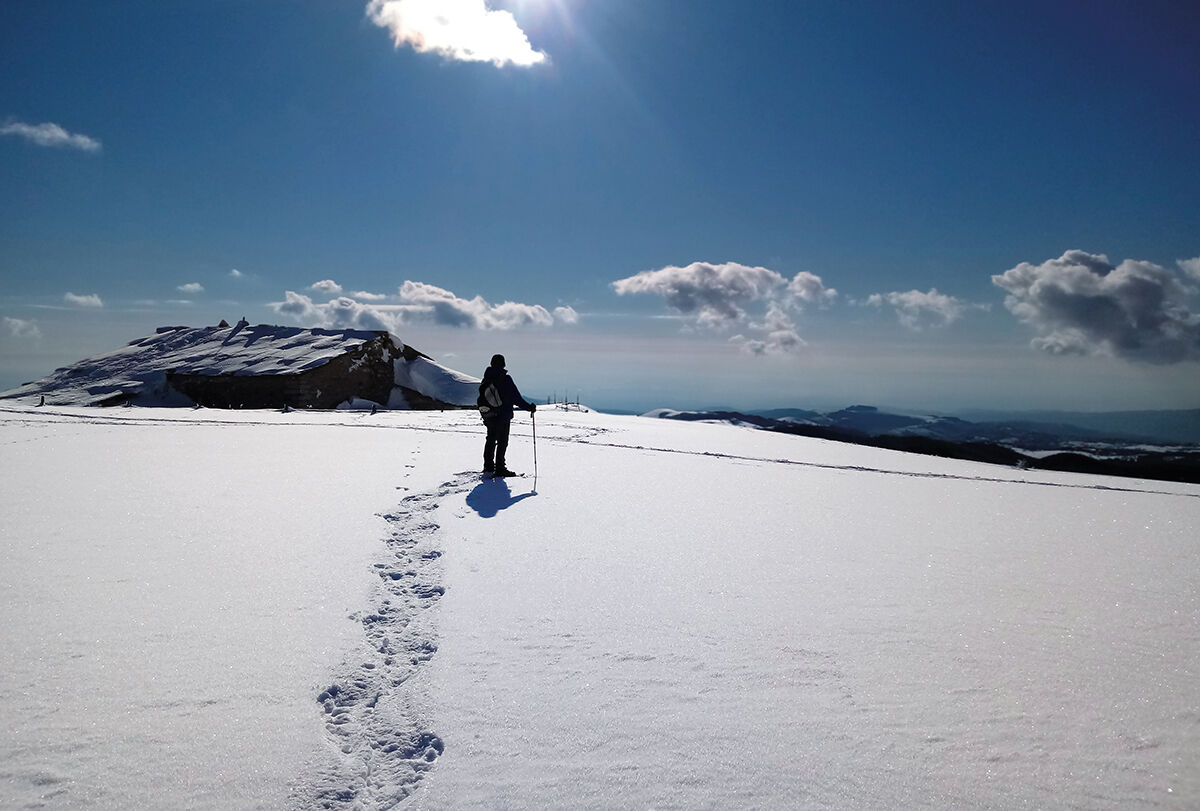Passeggiando con le ciaspole