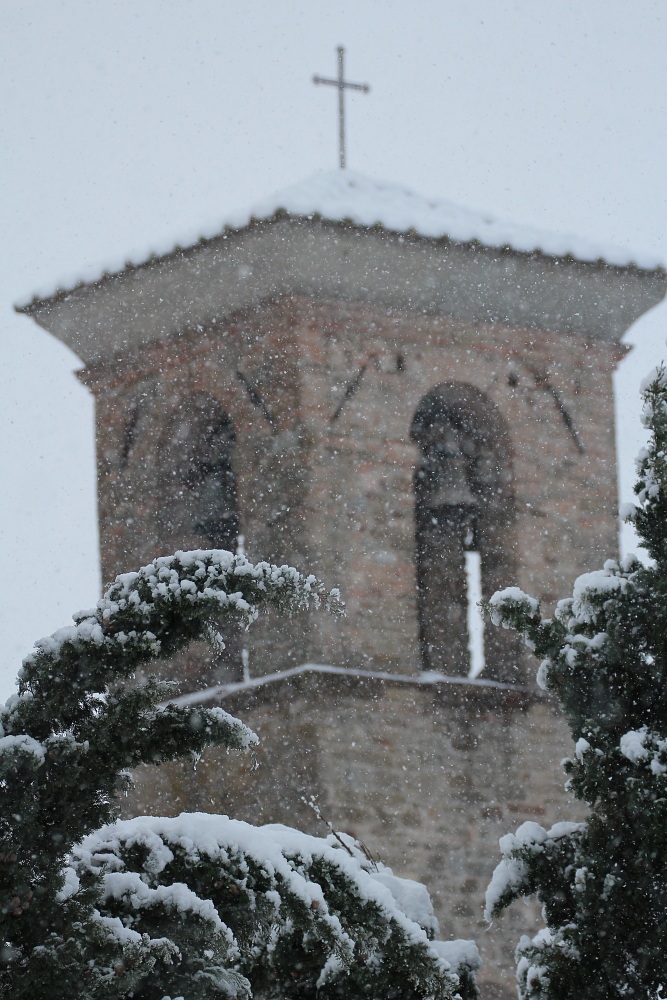 The bells in white