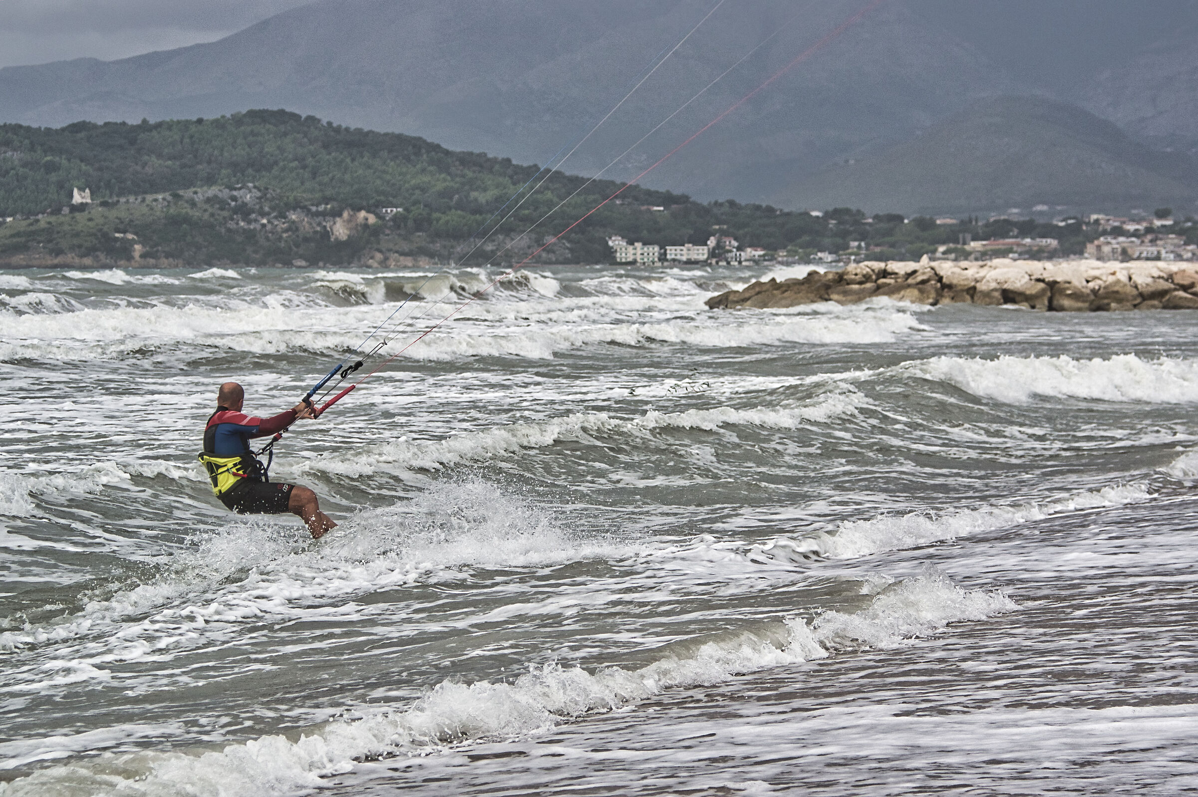 Kitesurfing