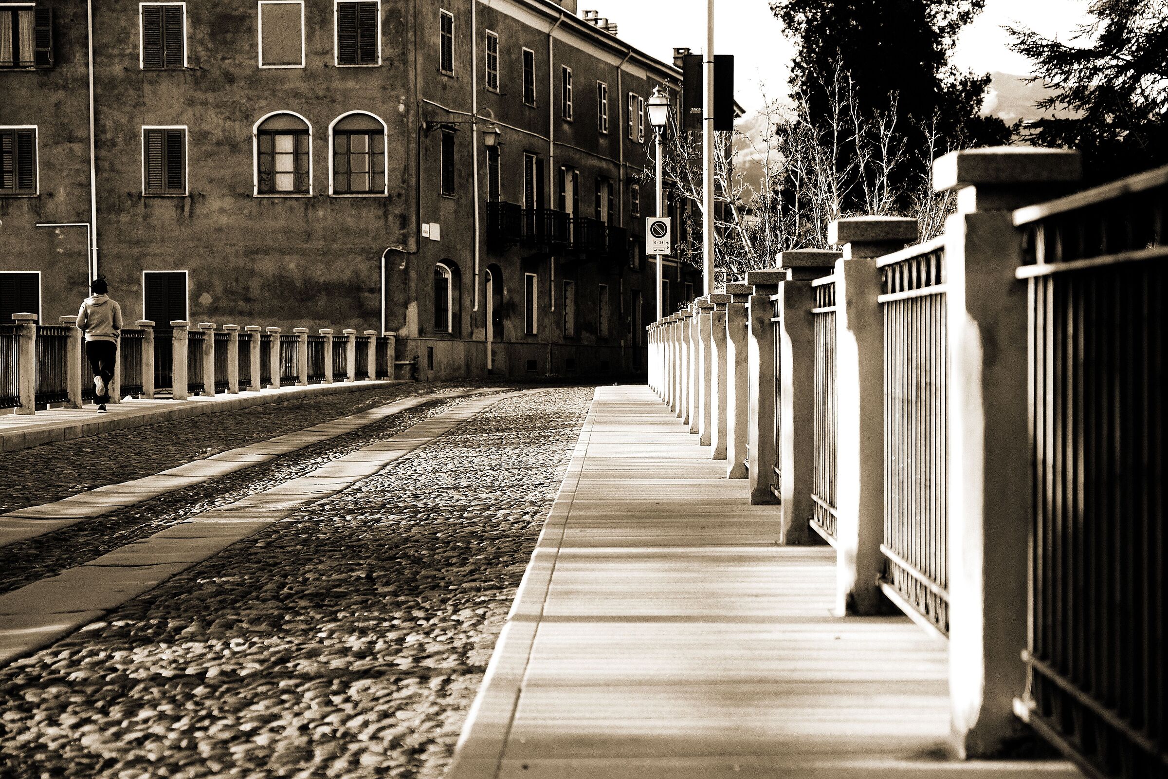 Correndo al tramonto