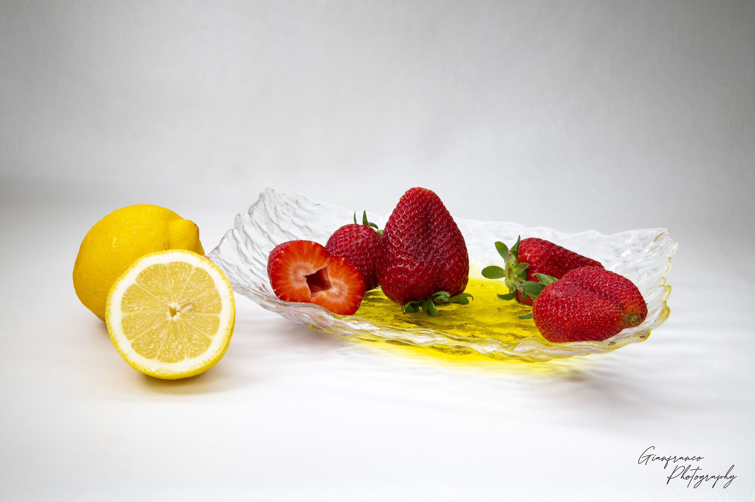 lemons and strawberries