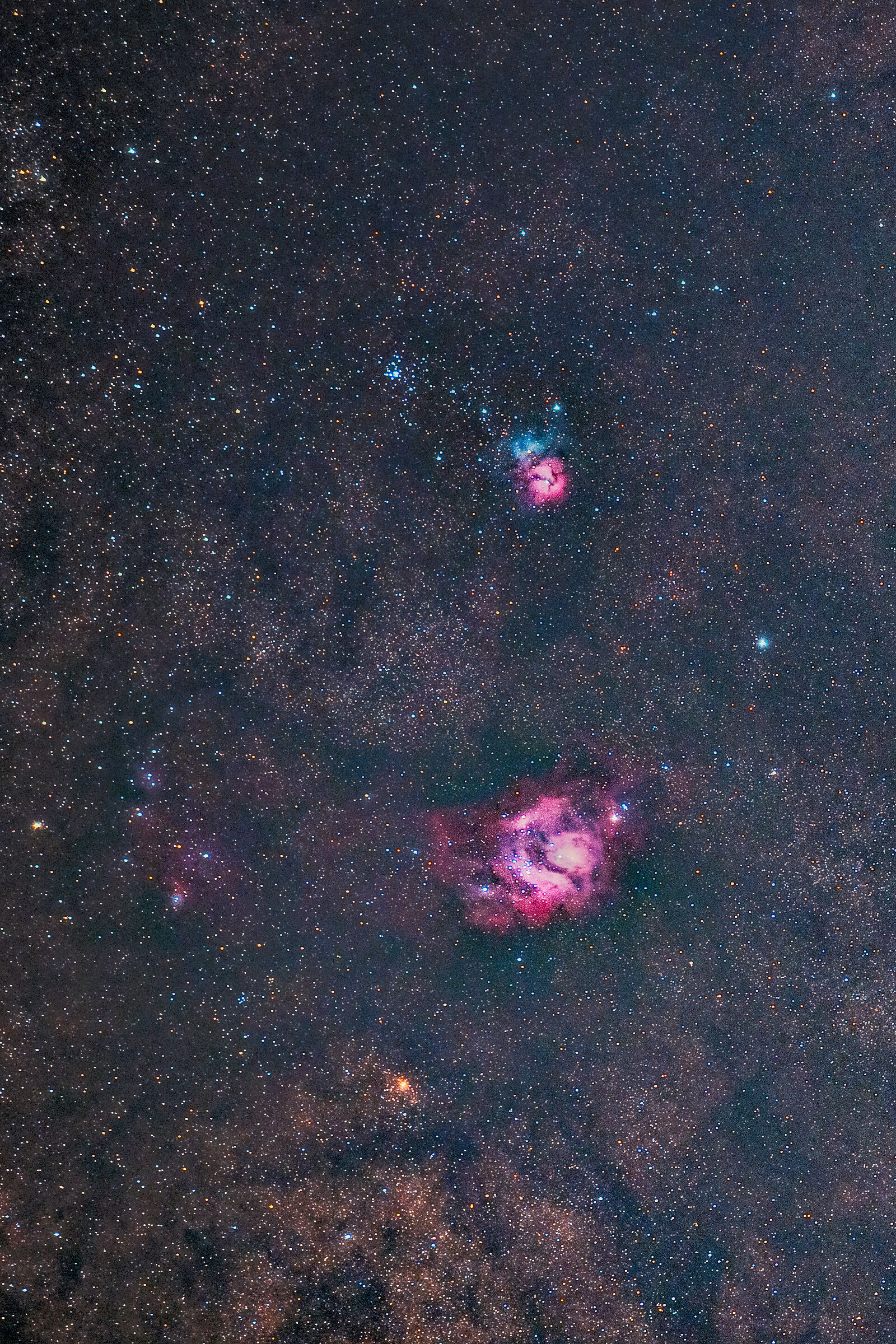 Nebulae in the sky