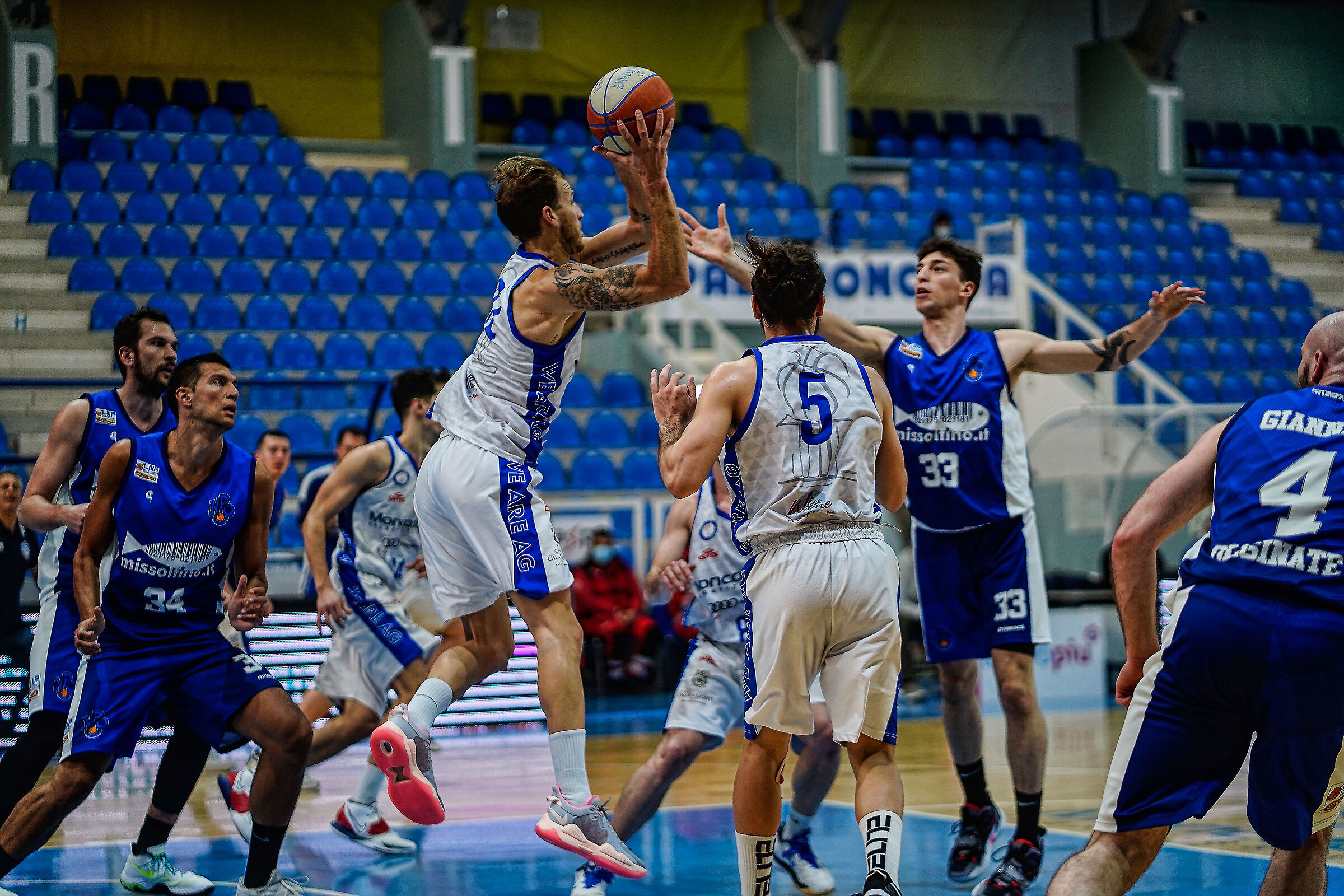 Fortitudo Agrigento Vs Olginate basket