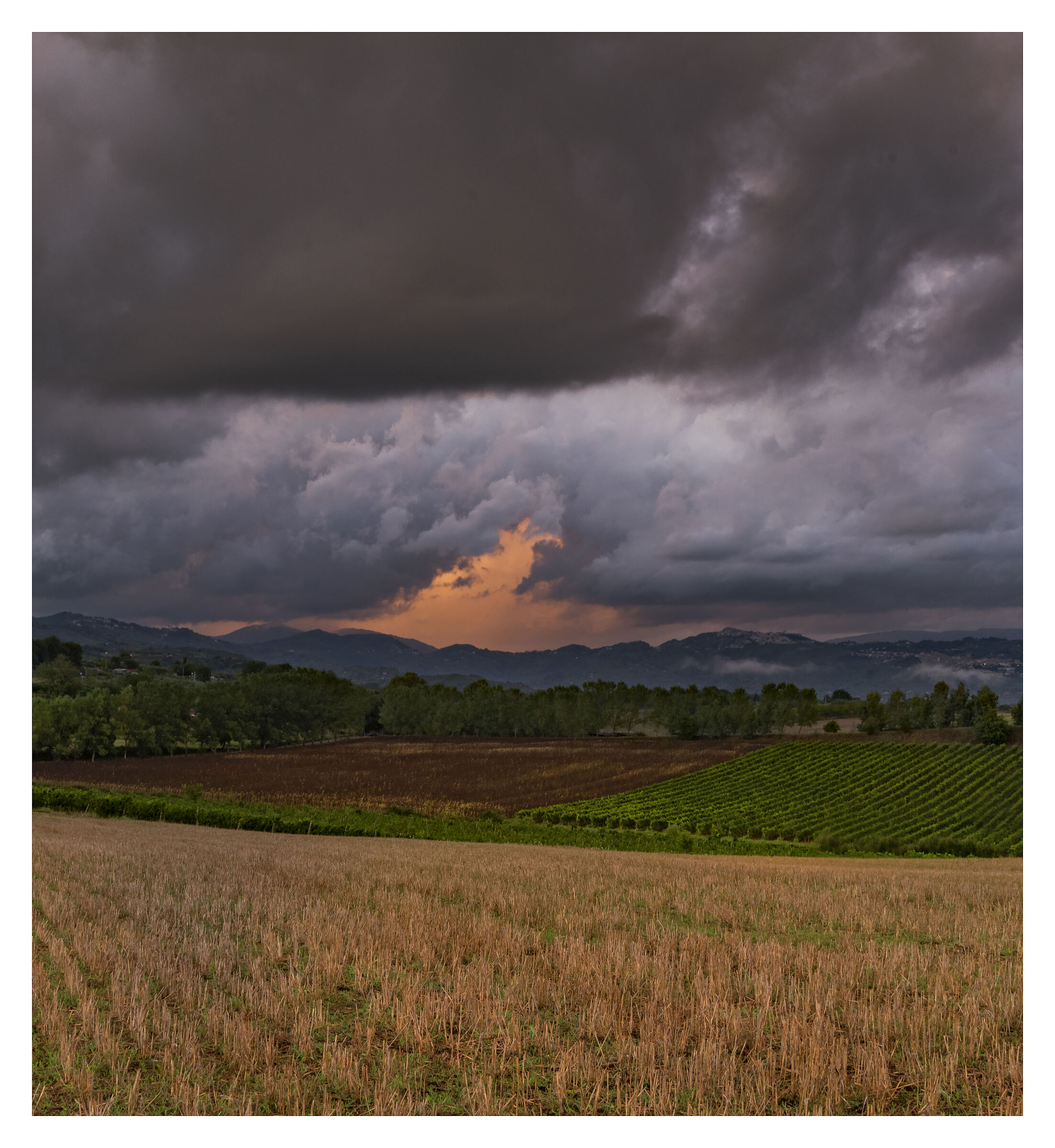 Maltempo in campagna