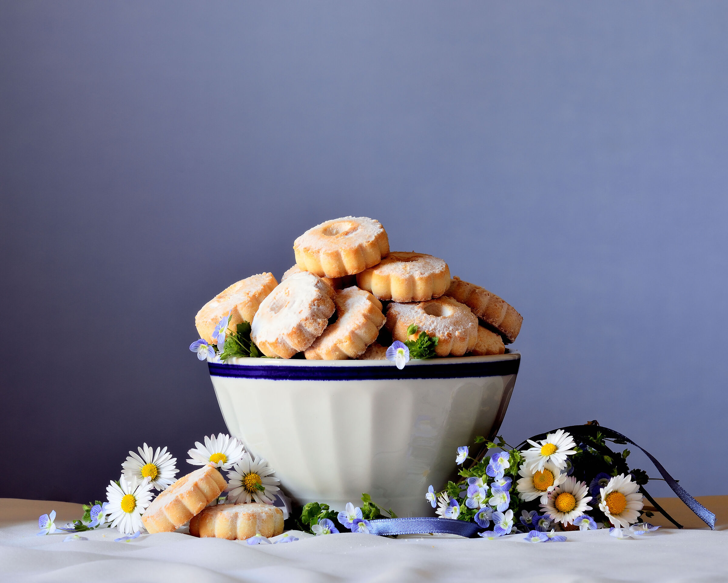 tazza con canestrelli