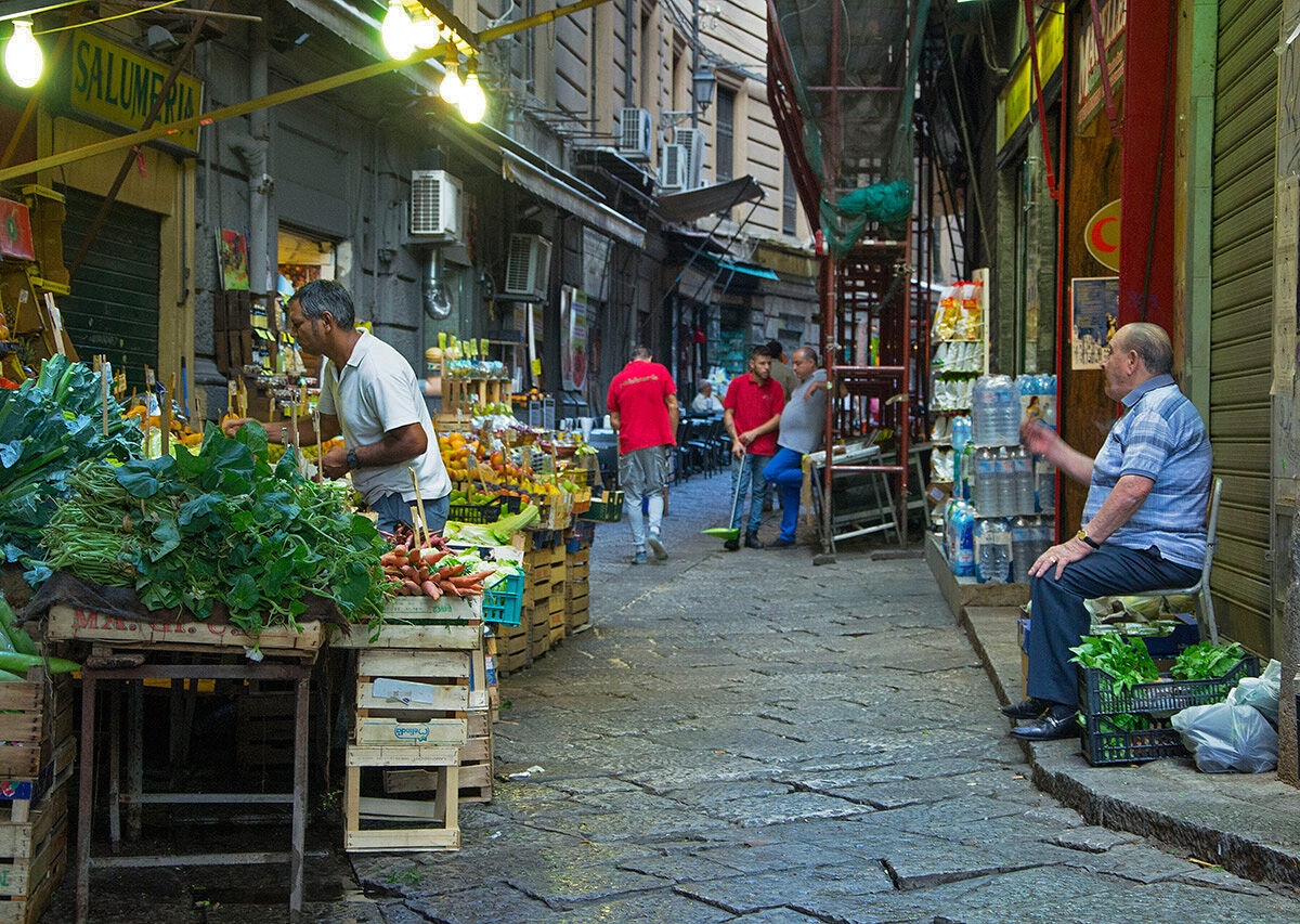 nei vicoli di Palermo