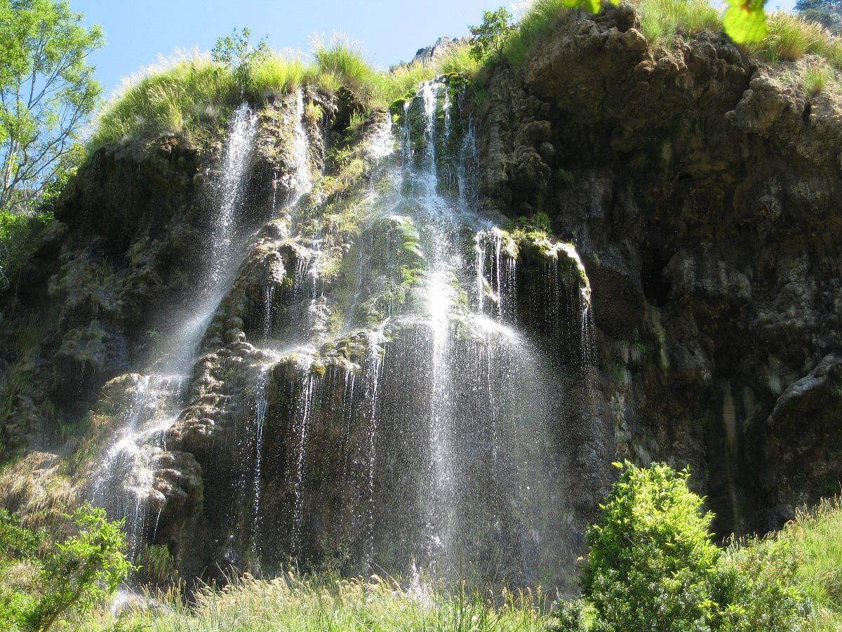 waterfall in the canyon du Verdon