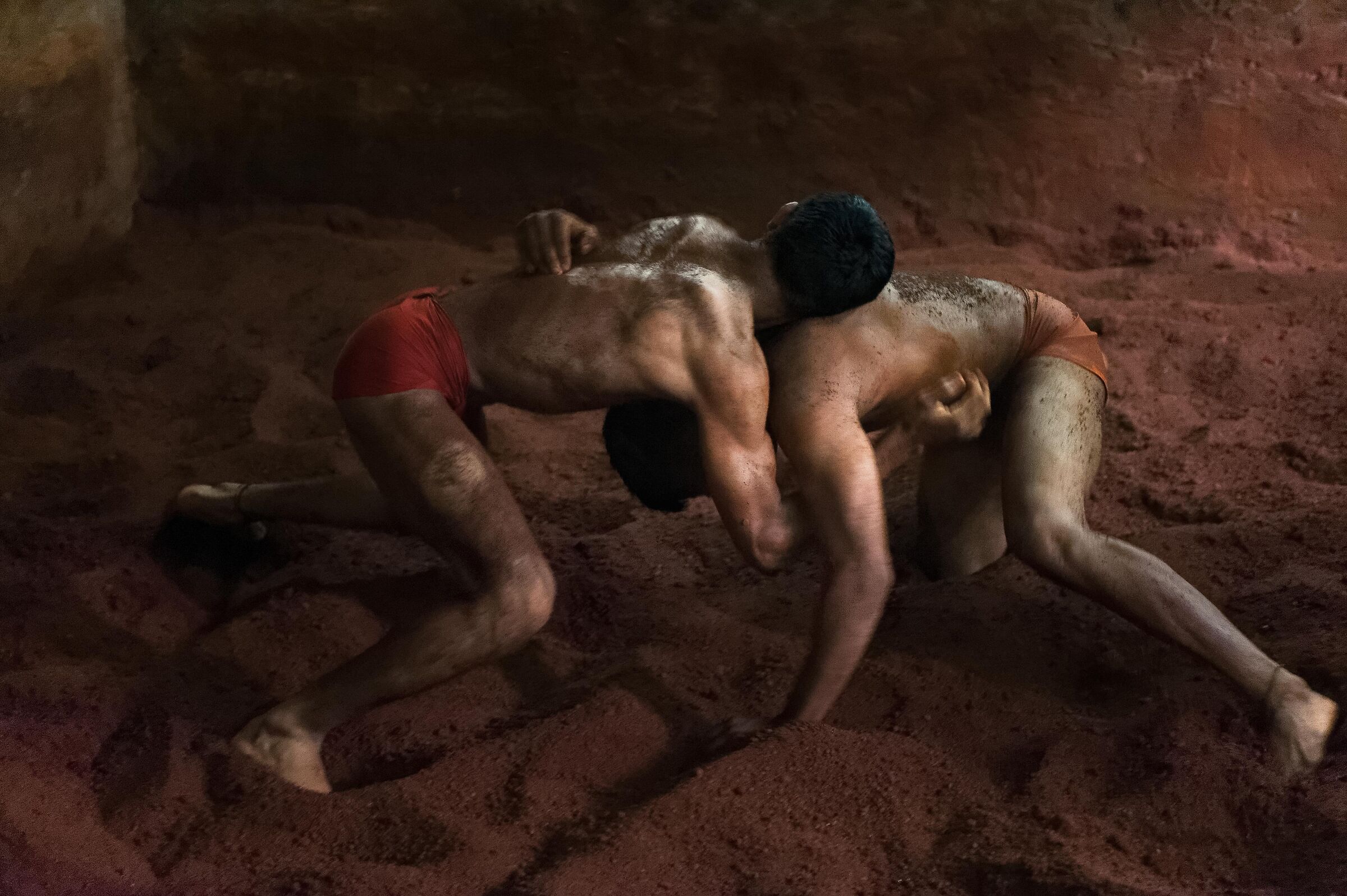 Kushti wrestlers, India