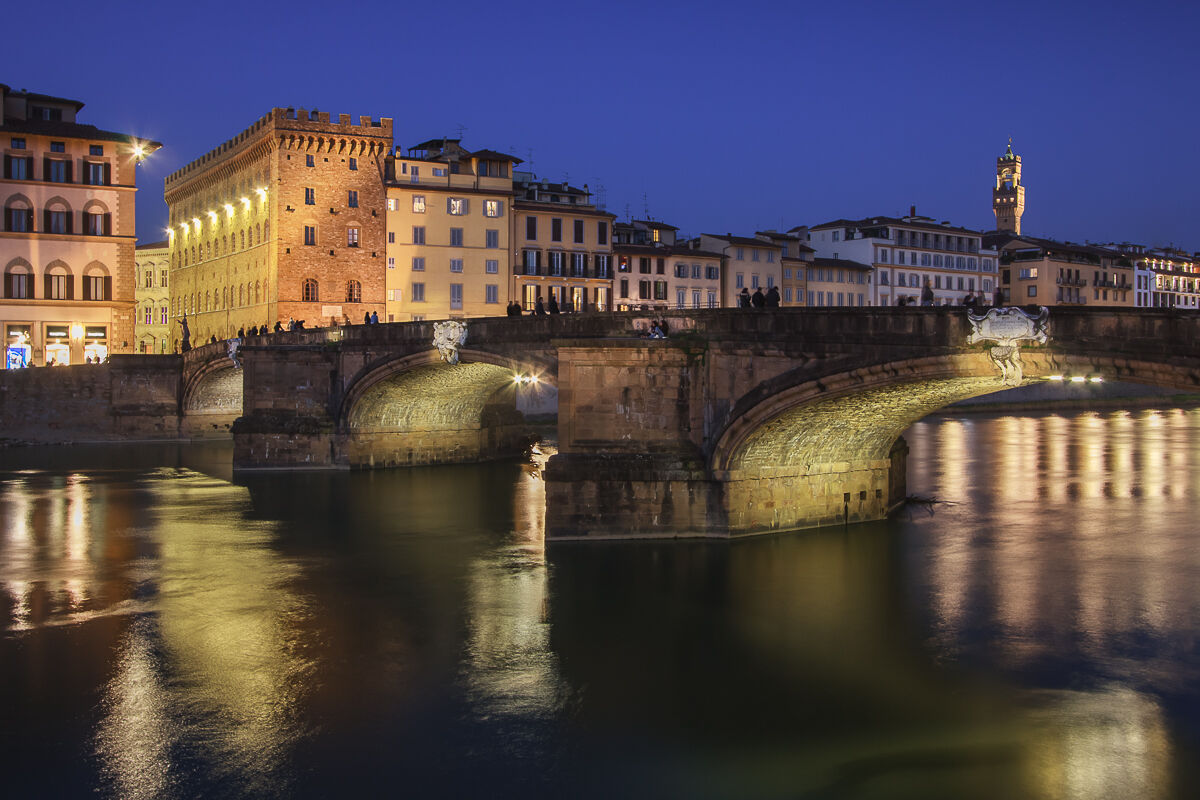 La sera a Santa Trinita ...