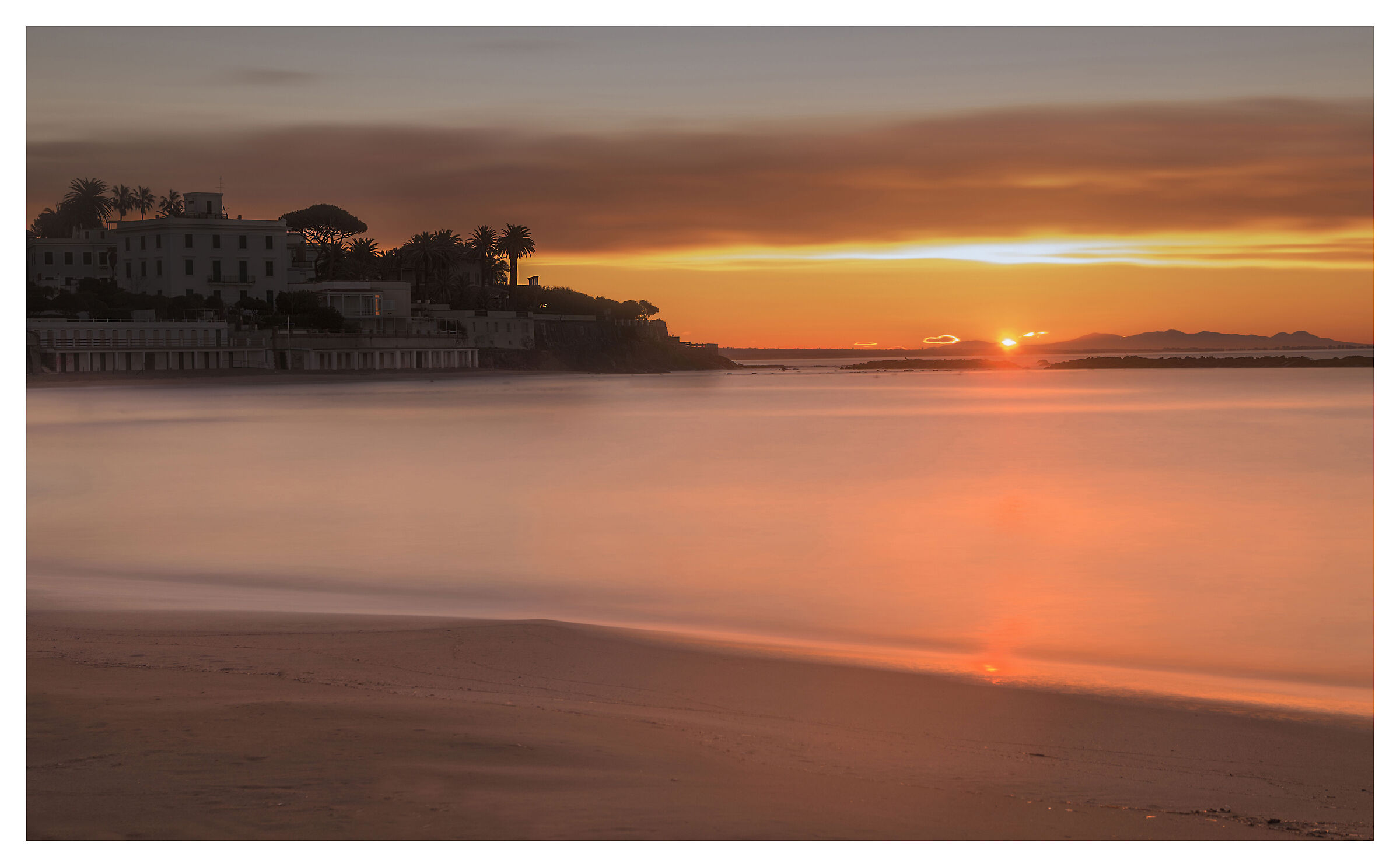 Sand, sunset and sea breeze