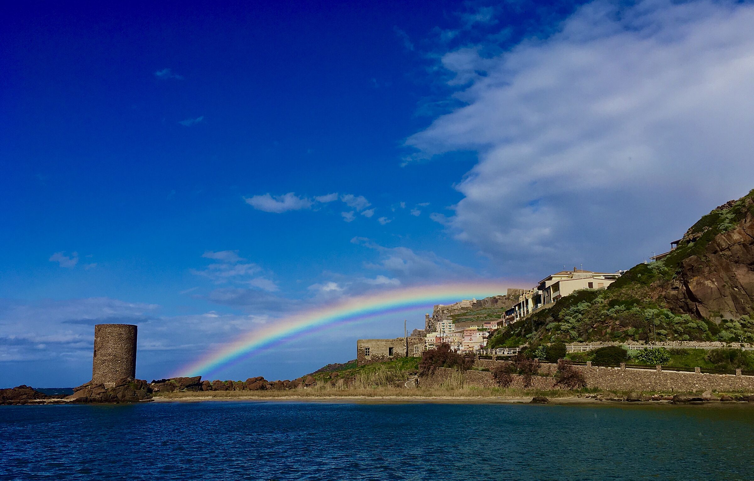 Rainbow on Castelsardo