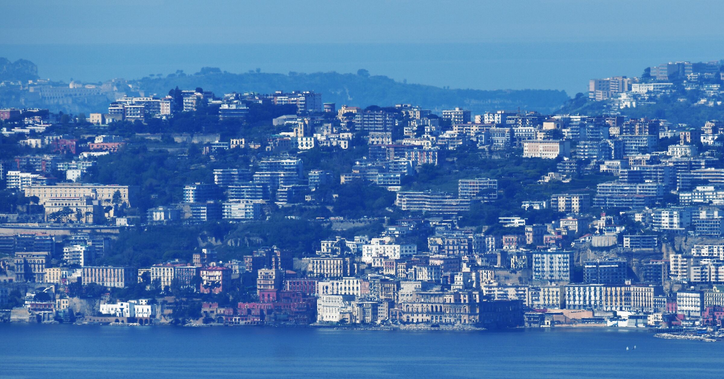 Naples donn'Anna palace from Vesuvius