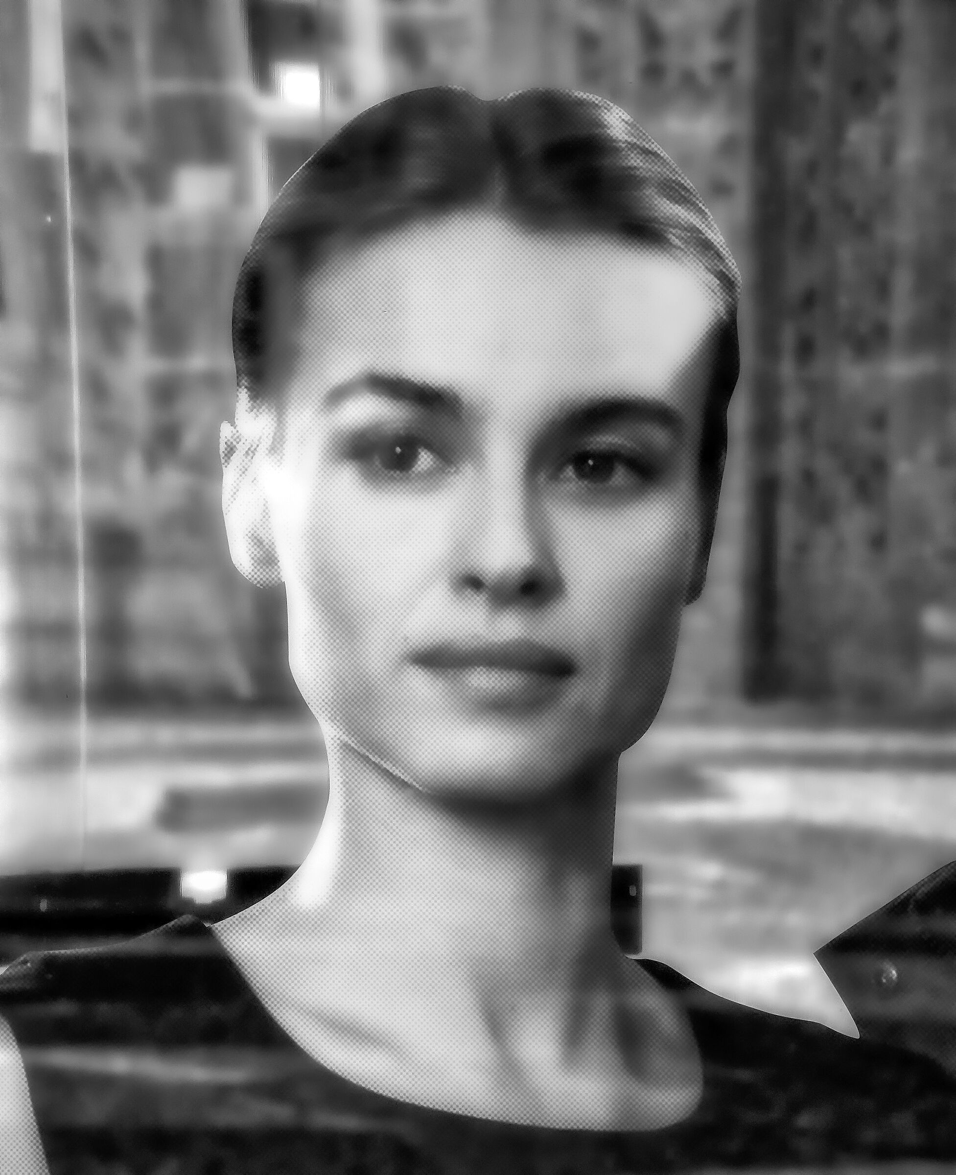 Reflected actress