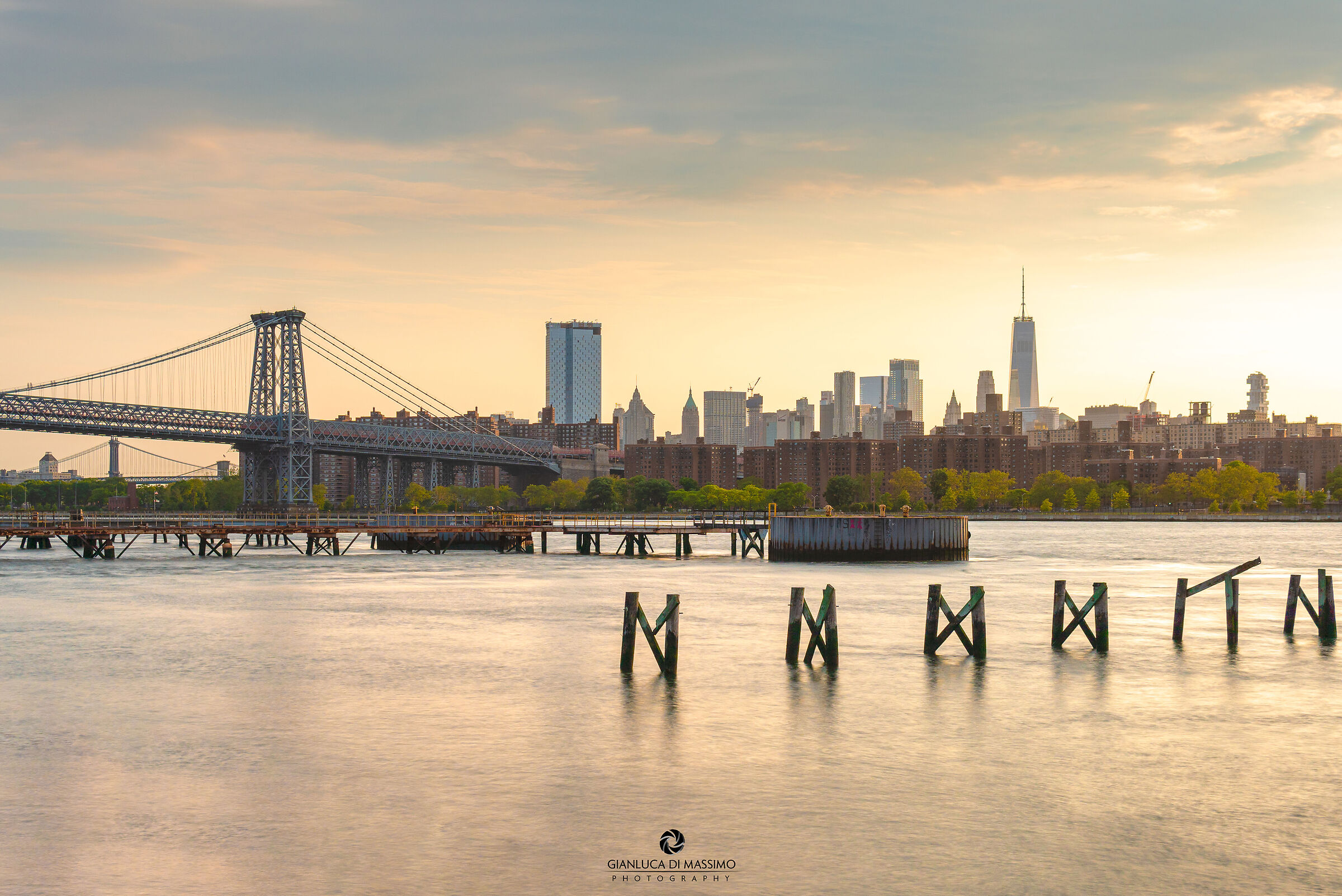 Williamsburg Bridge from North 5th Street Pier and Park