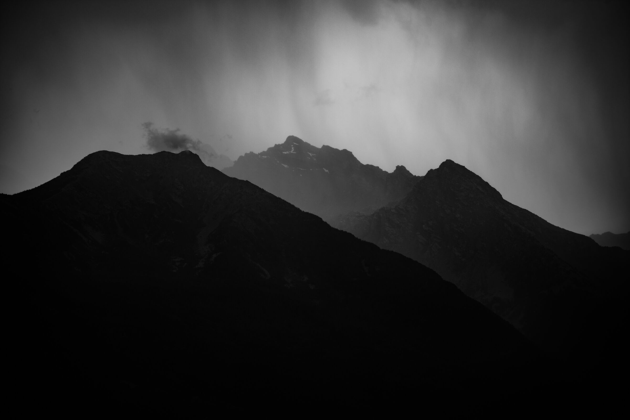 Storm in the mountains