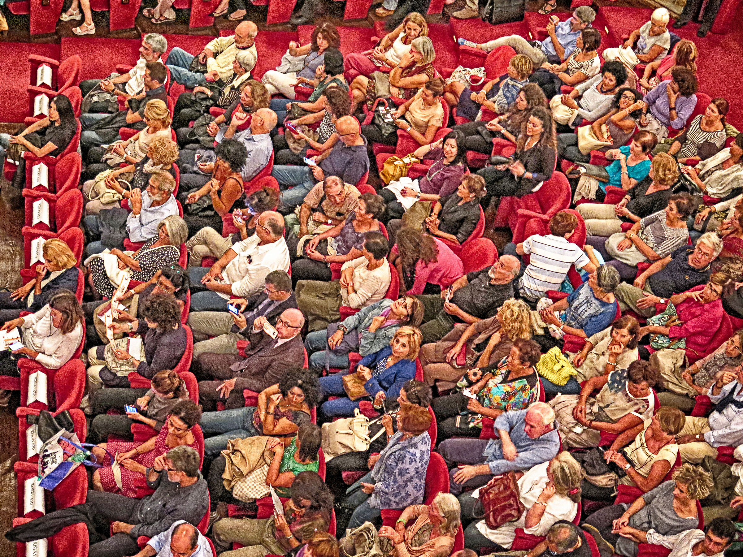 Audience at the theatre