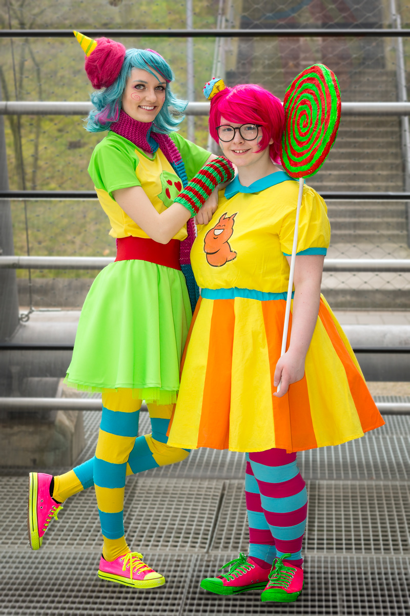 Two Colourful Sweeties