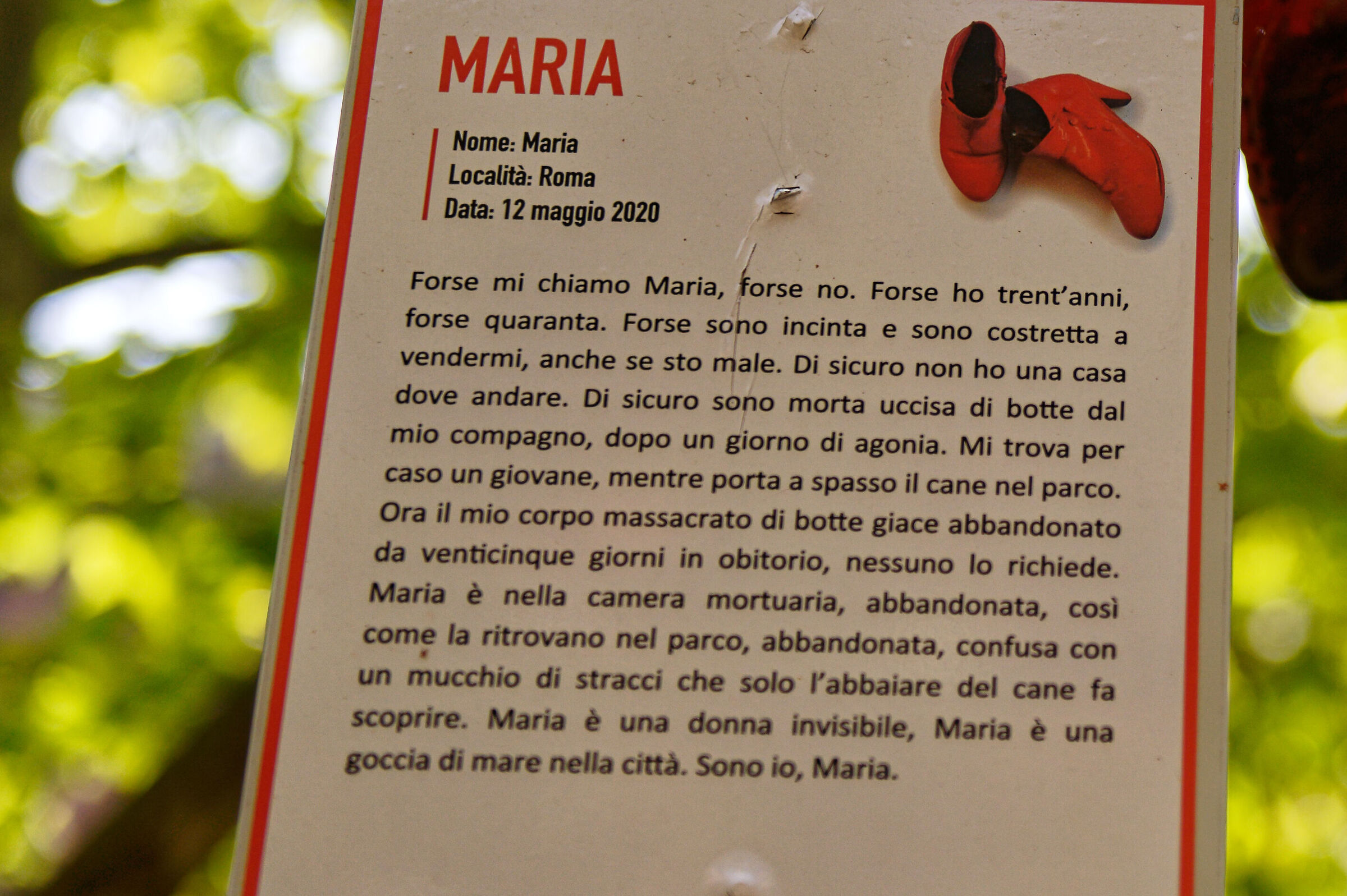 Progetto "Scarpette Rosse"