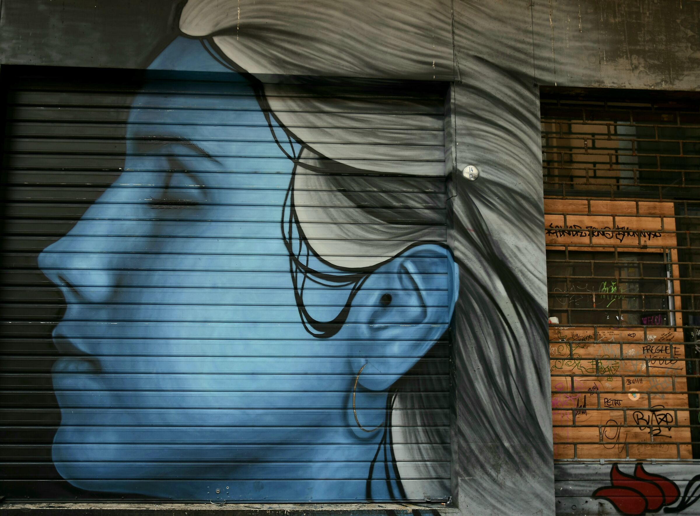 the art admired on the street