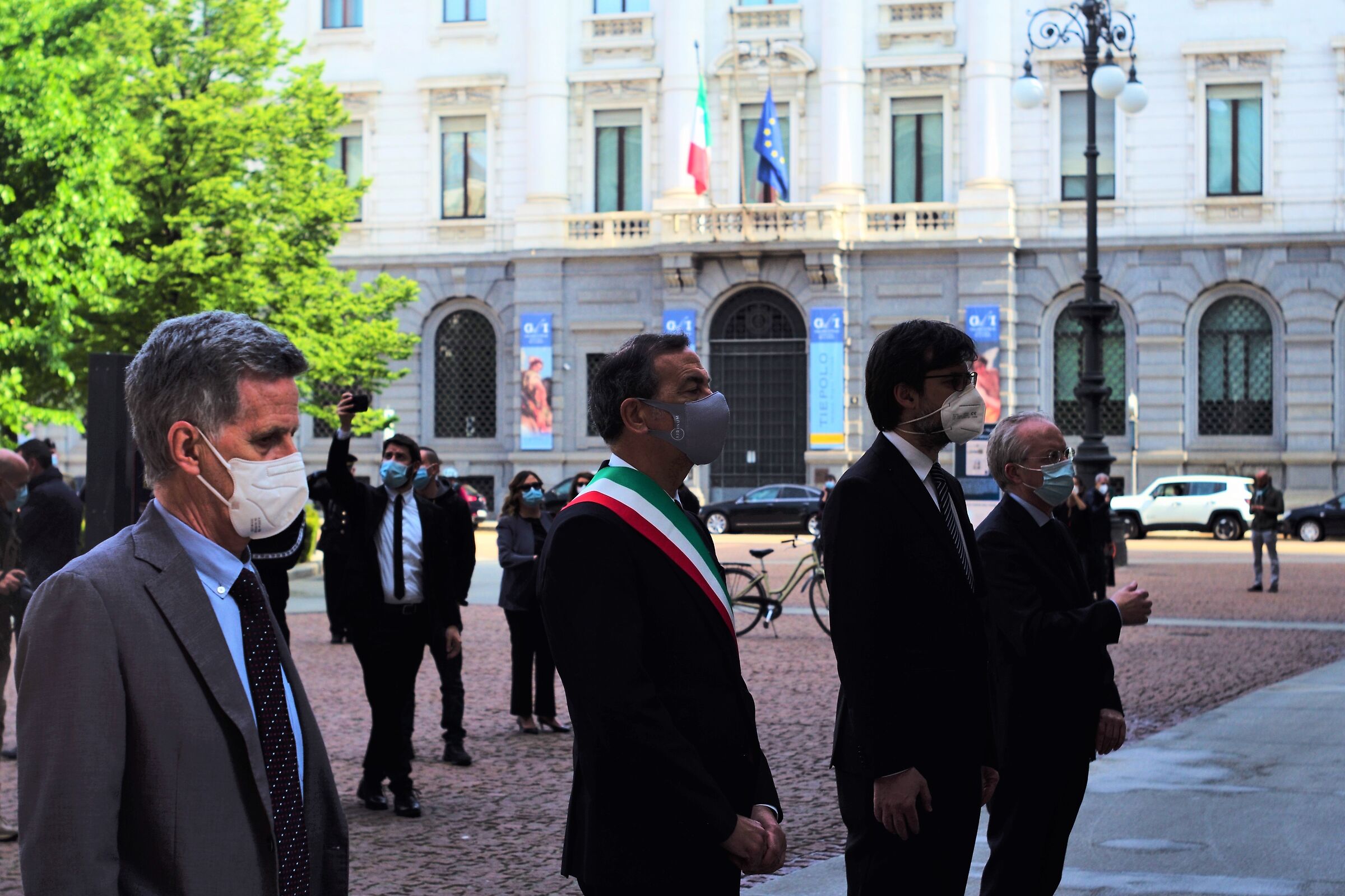 Sindaco Sala Piazza della Scala