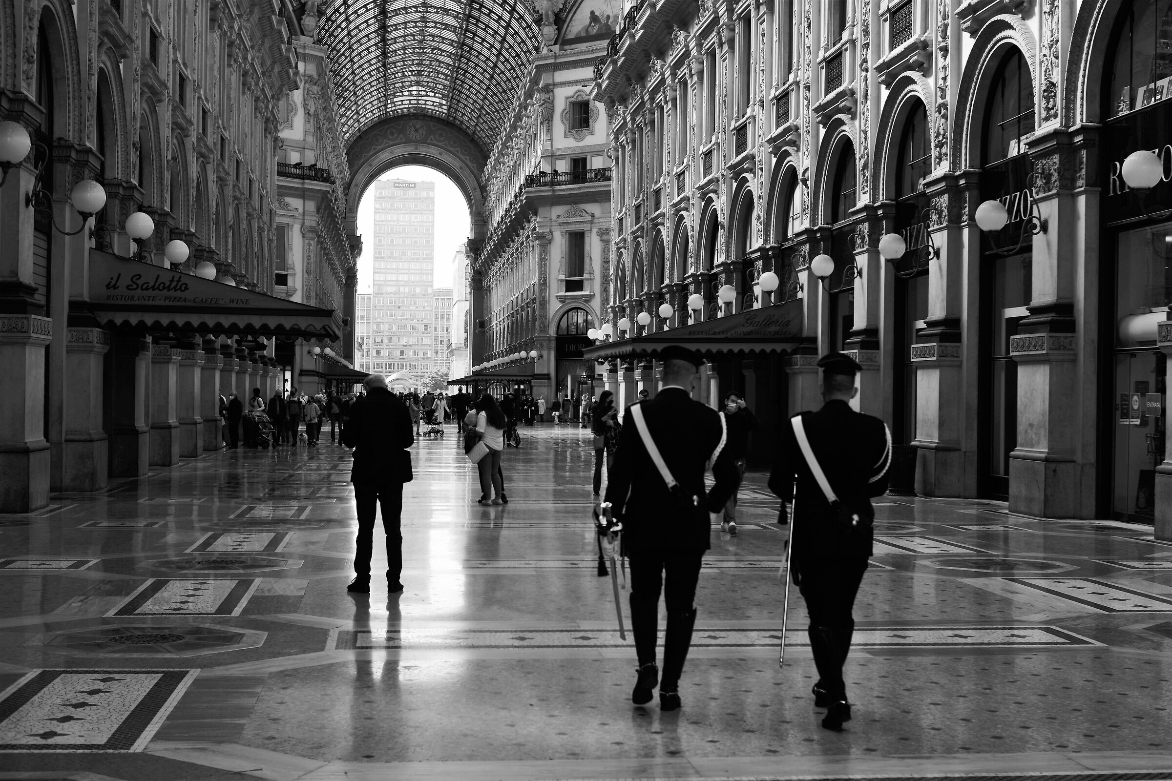 Carabinieri in Galleria