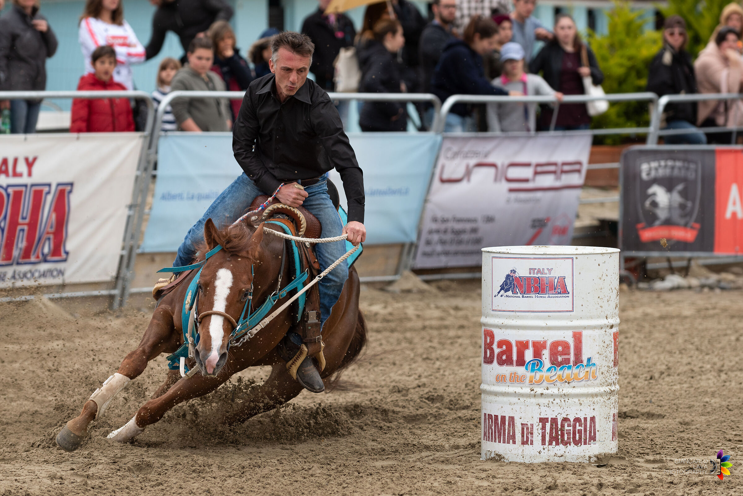 Belly on the ground..